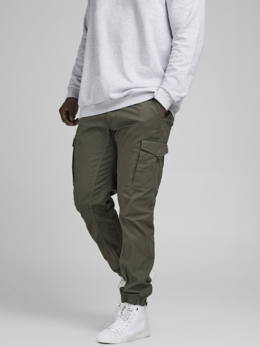+ JEANS/PANTALONI Uomo JACK&JONES 12152279 PAUL FLAKE OLIVE NIGHT