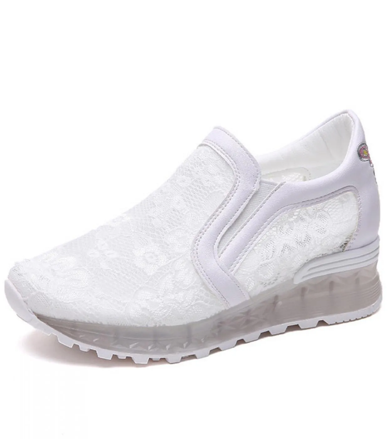 2022 Scarpe estive Nuove scarpe da ginnastica in rete per donna Moda Casual Piattaforma con zeppa Scarpe casual Donna Slip On Sp