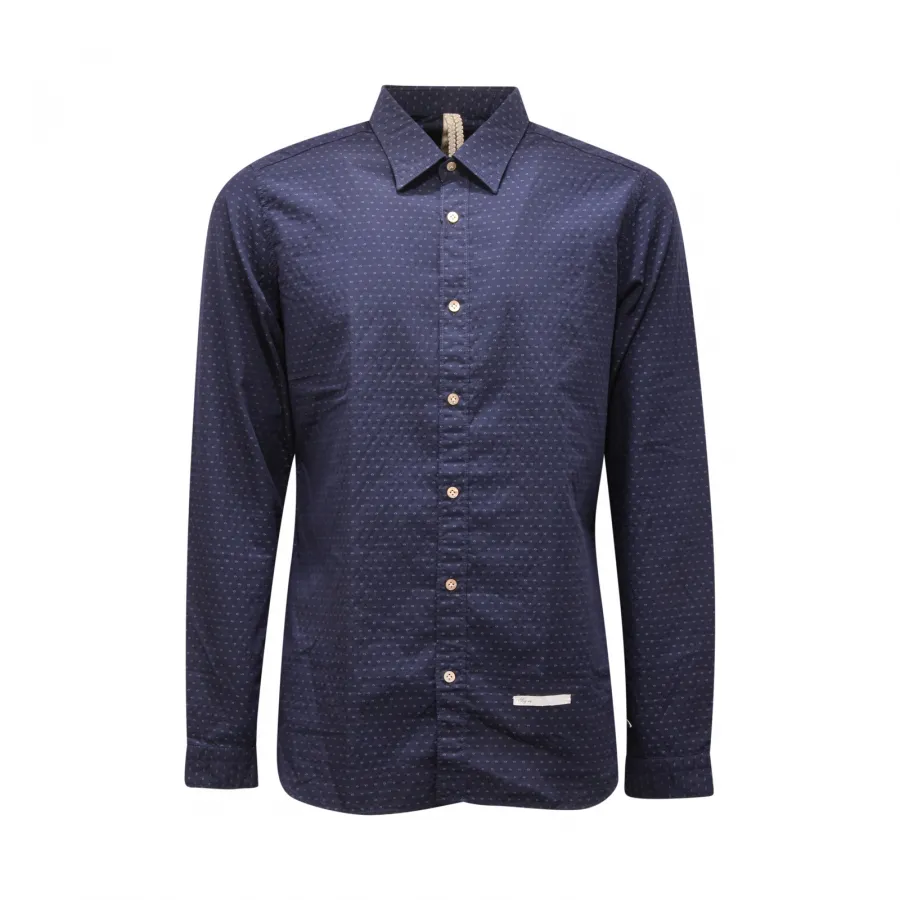 3465AR camicia uomo DNL man shirt blue