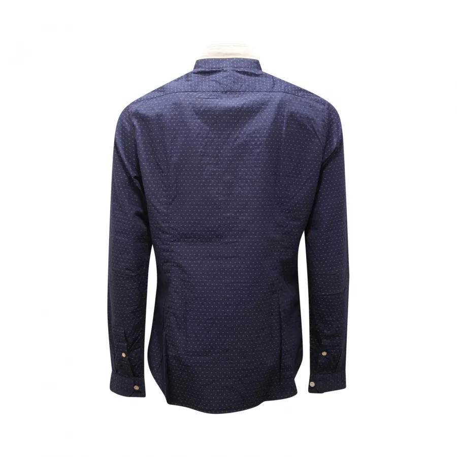 3465AR camicia uomo DNL man shirt blue