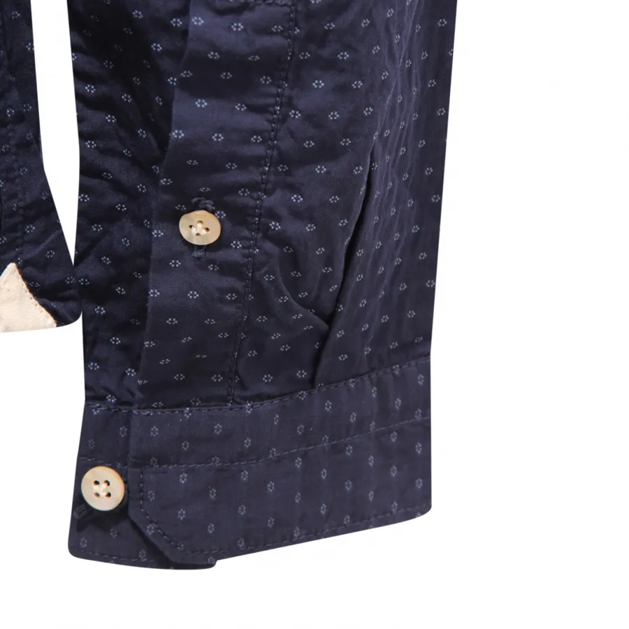 3465AR camicia uomo DNL man shirt blue
