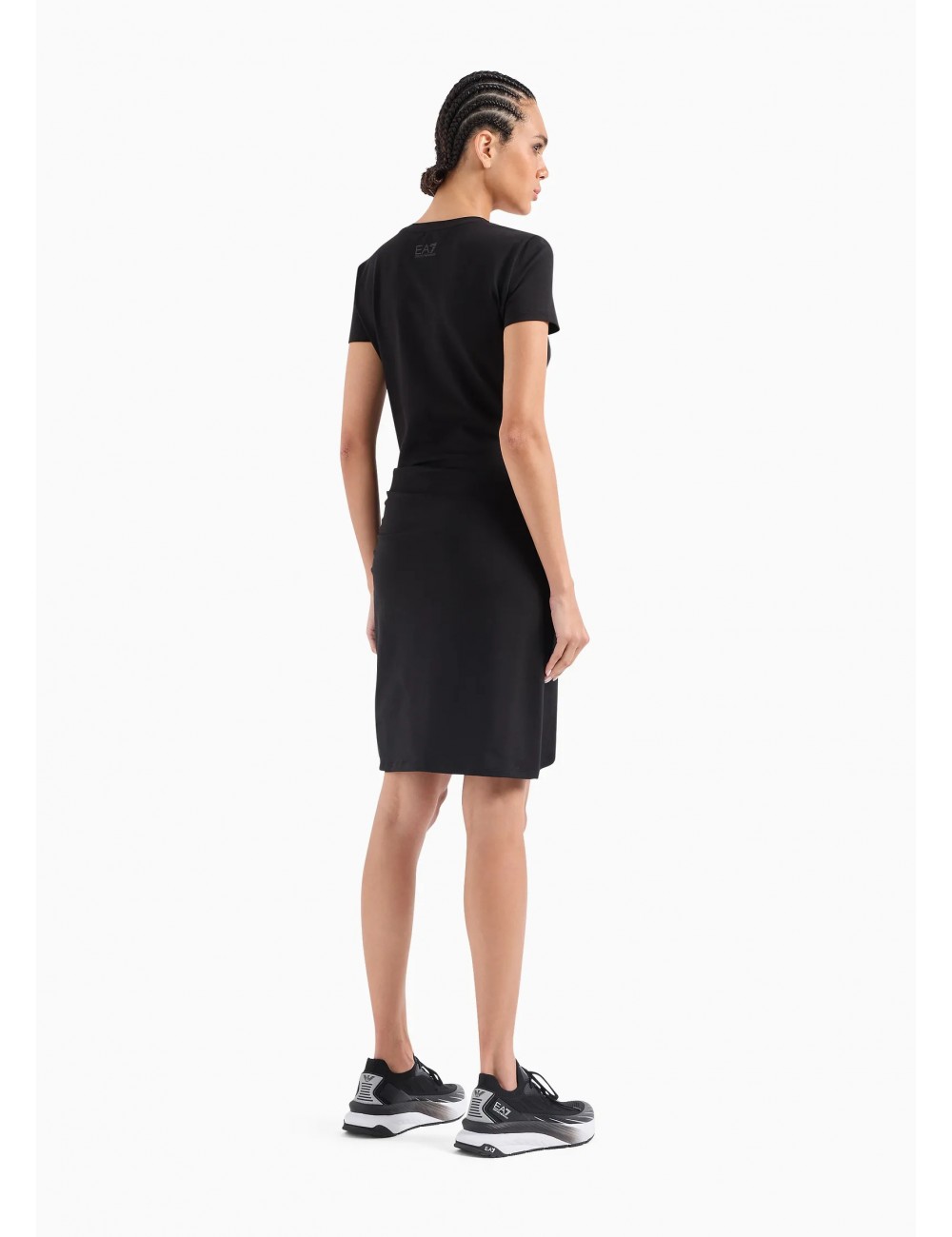 3DTA62 VESTITO EA7 EMPORIO ARMANI DONNA ABITO SPORTIVO DRESS GIROCOLLO SHIRT NEW