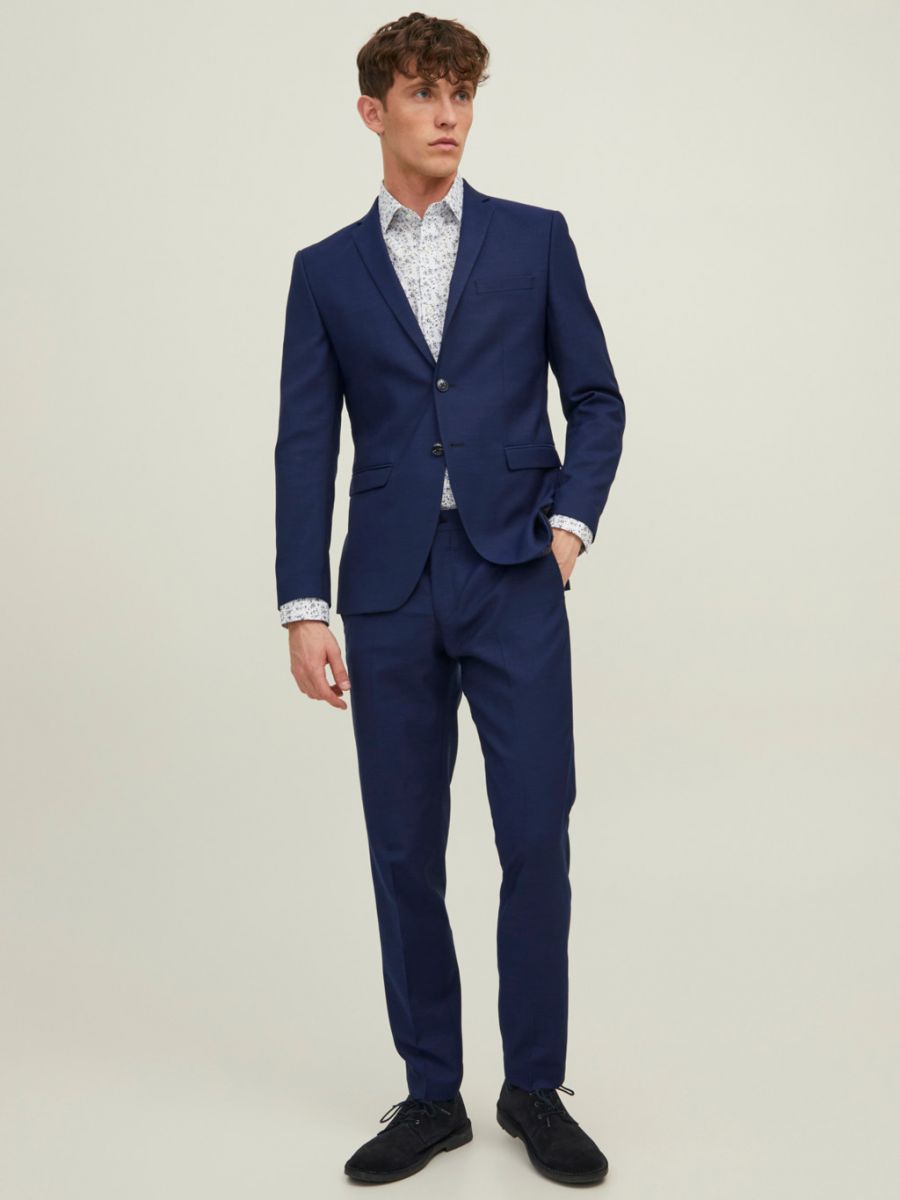 ABITI Uomo JACK&JONES Premium 12148166 JPRSOLARIS SUIT MEDIEVAL BLUE