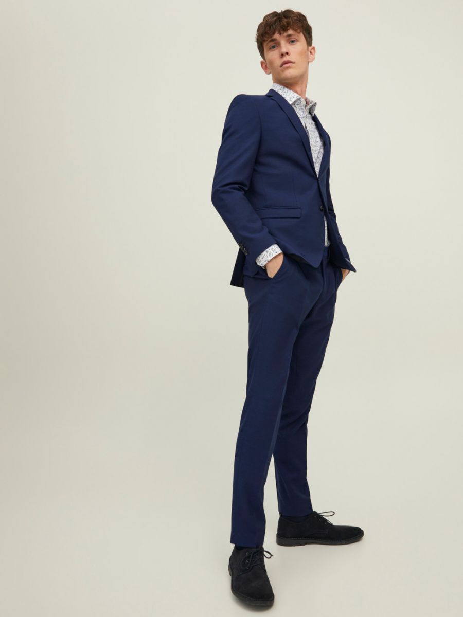 ABITI Uomo JACK&JONES Premium 12148166 JPRSOLARIS SUIT MEDIEVAL BLUE