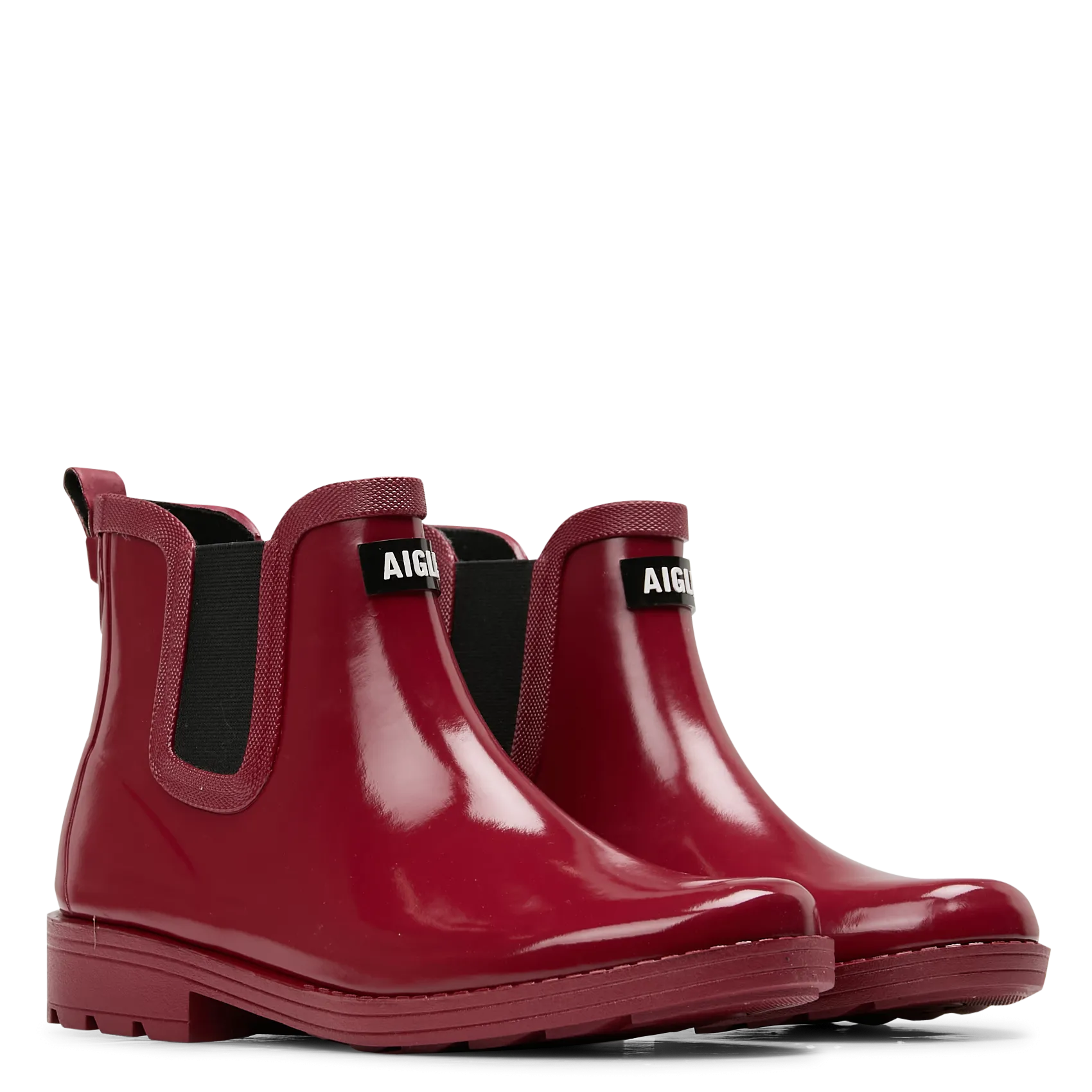  AIGLE   CARVILLE 2 - Stivaletti in gomma con logo ricamato | Rosa