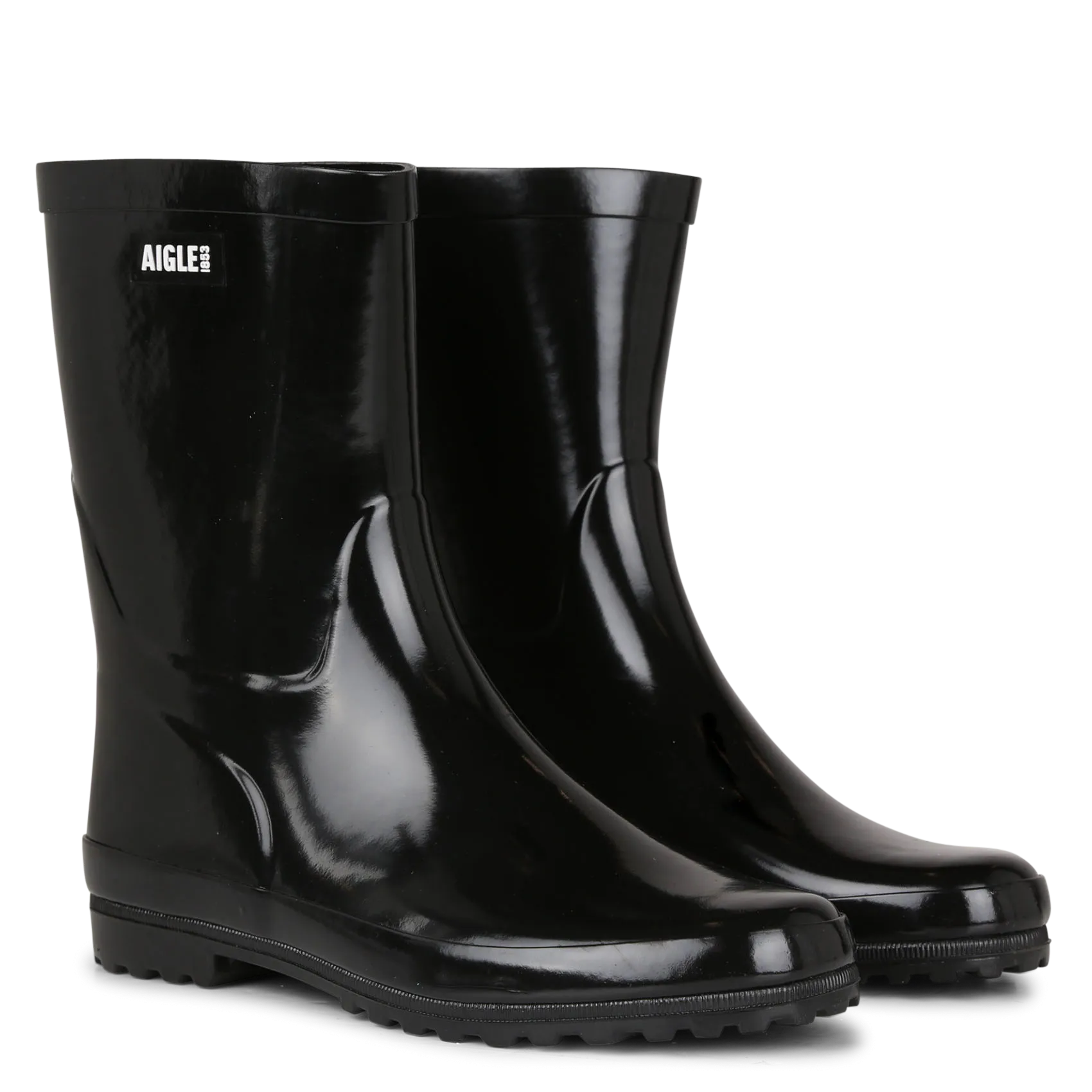  AIGLE   ELIOSA - Stivaletti da pioggia lucidi | Nero