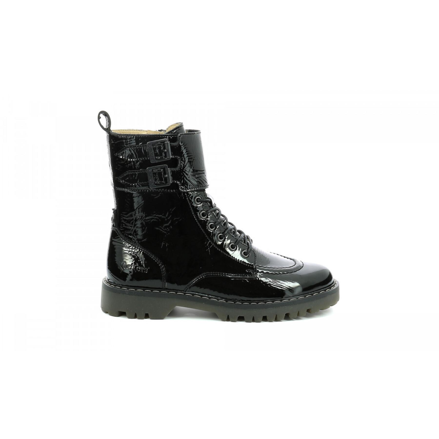 Anfibi in vernice da donna Kickers Deckranger