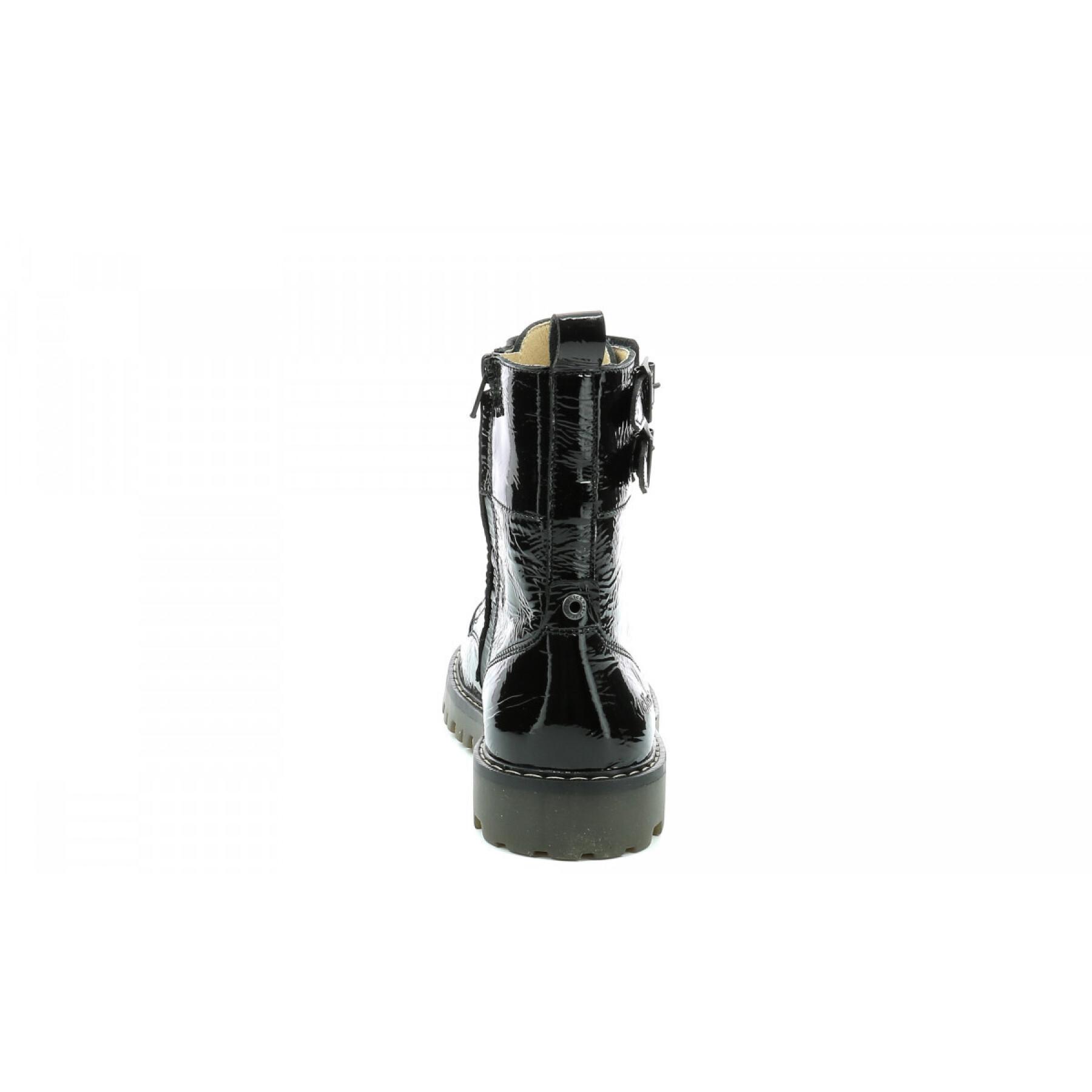 Anfibi in vernice da donna Kickers Deckranger