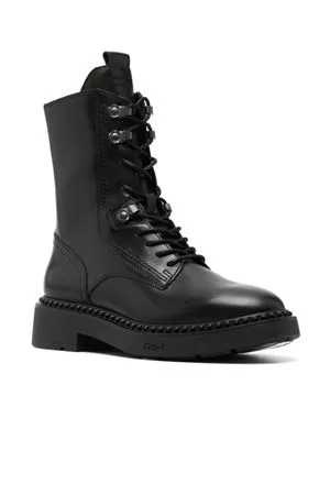 ASH Calzature,Stivaletti Stivali Marlow in pelle di vitello nero 