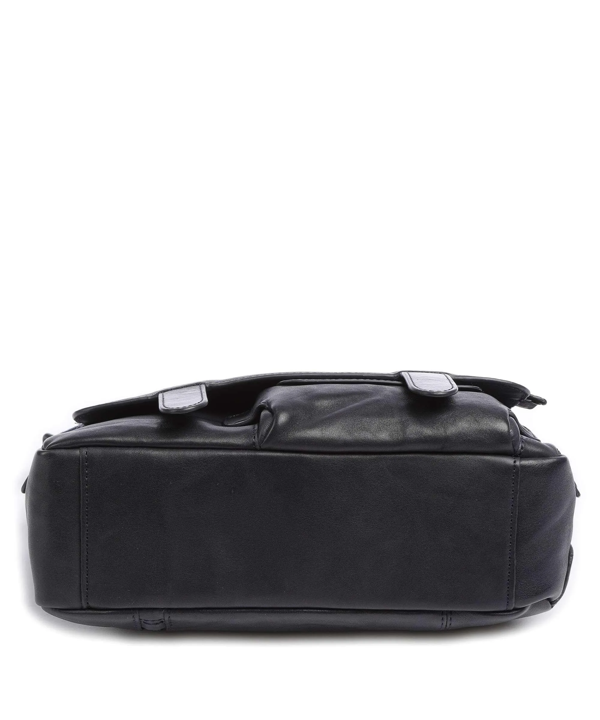  Aunts & Uncles Grandma's Luxury Club Miss Apple Pie Borsa a tracolla pelle di vacchetta grana blu scuro  
