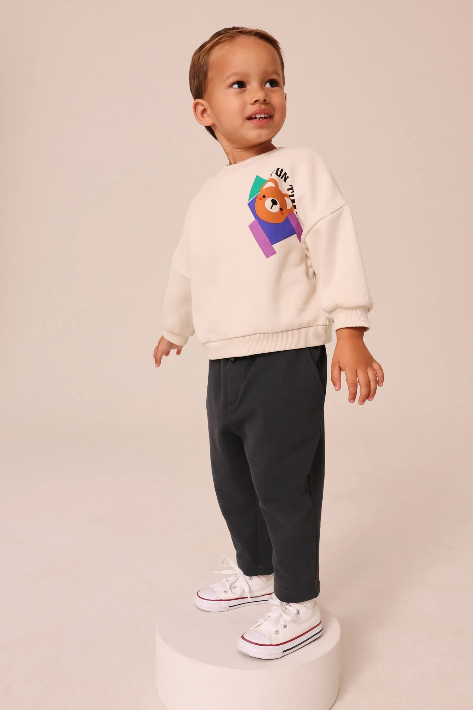 Backprint Sweatshirt and Joggers Set (3mths-7yrs)    