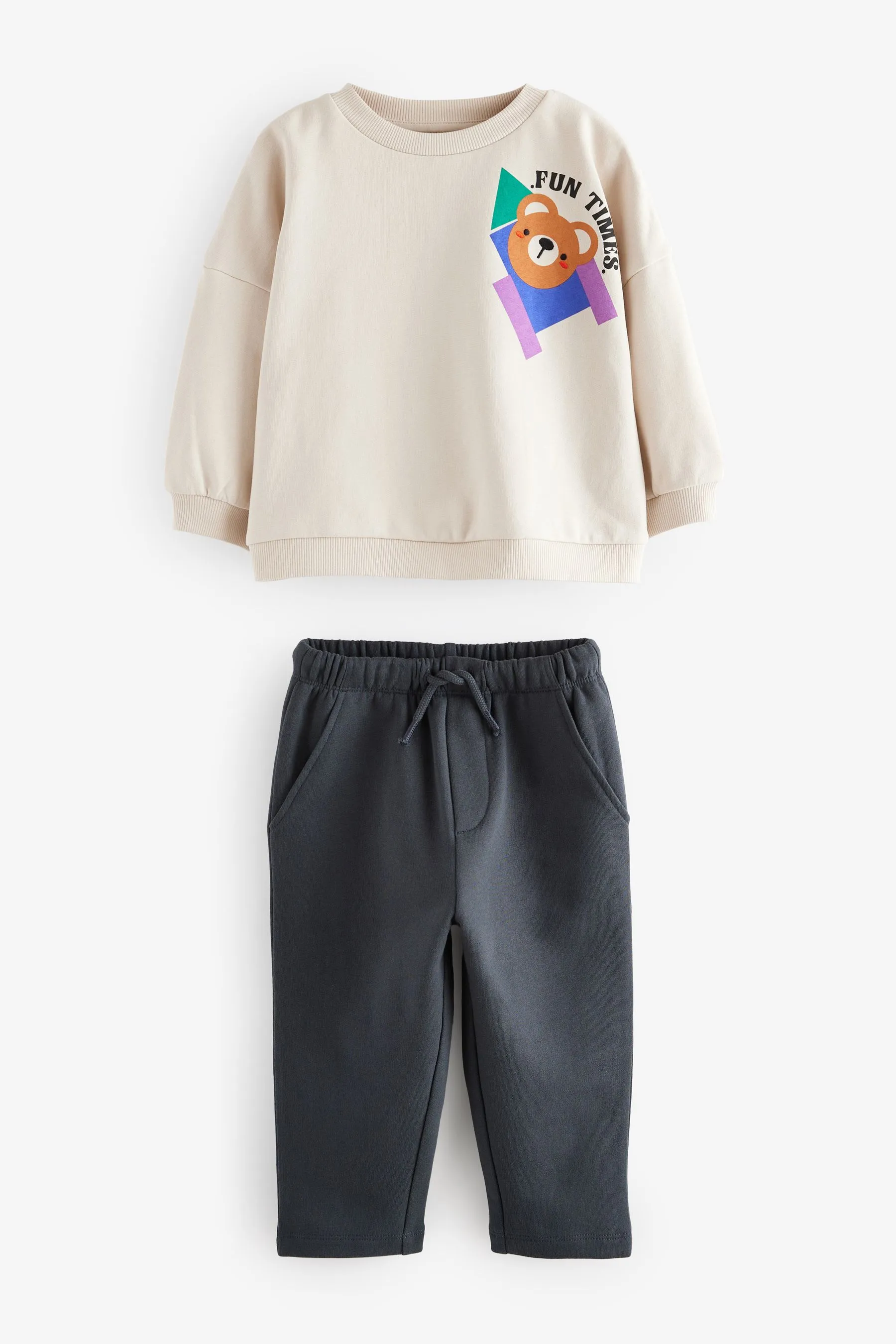 Backprint Sweatshirt and Joggers Set (3mths-7yrs)    