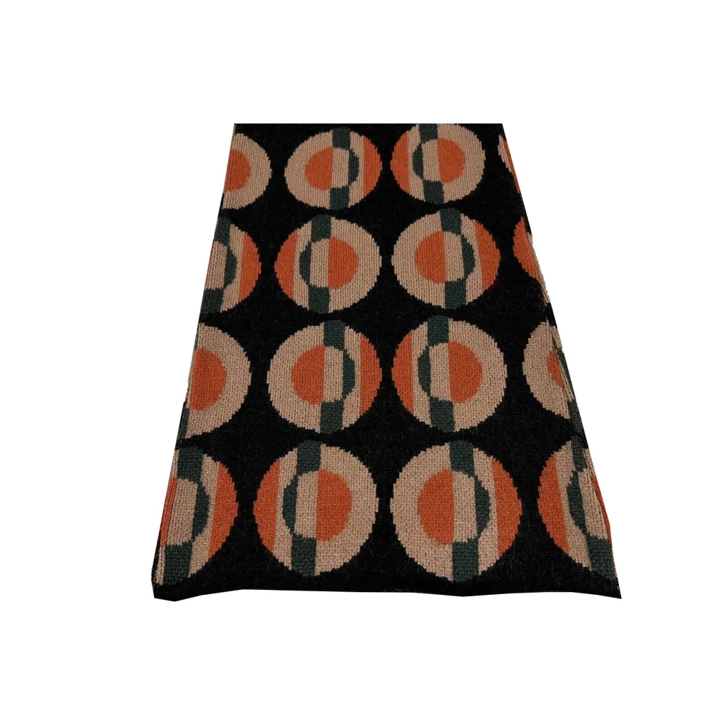 BORGO DELL’ORTICA pantalone donna in maglia a trombetta fantasia 7053-CC MADE IN ITALY