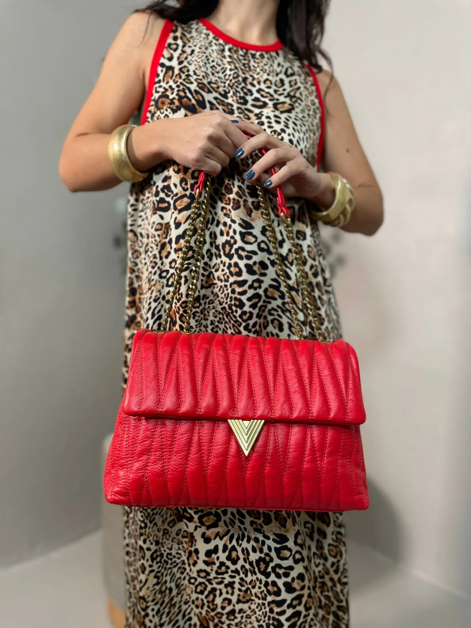 Borsa Belleville Rossa Vicolo