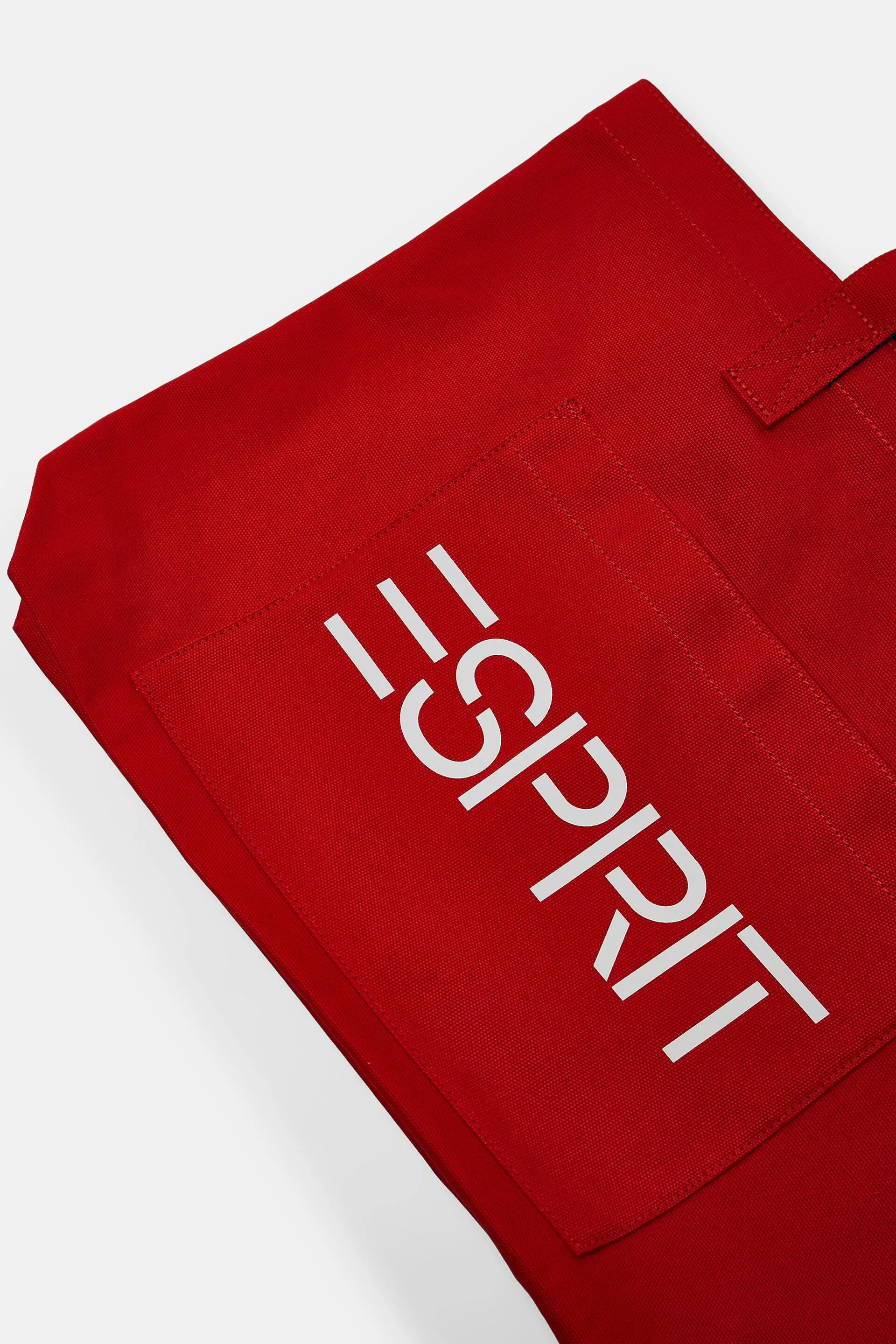 Borsa in tela con logo