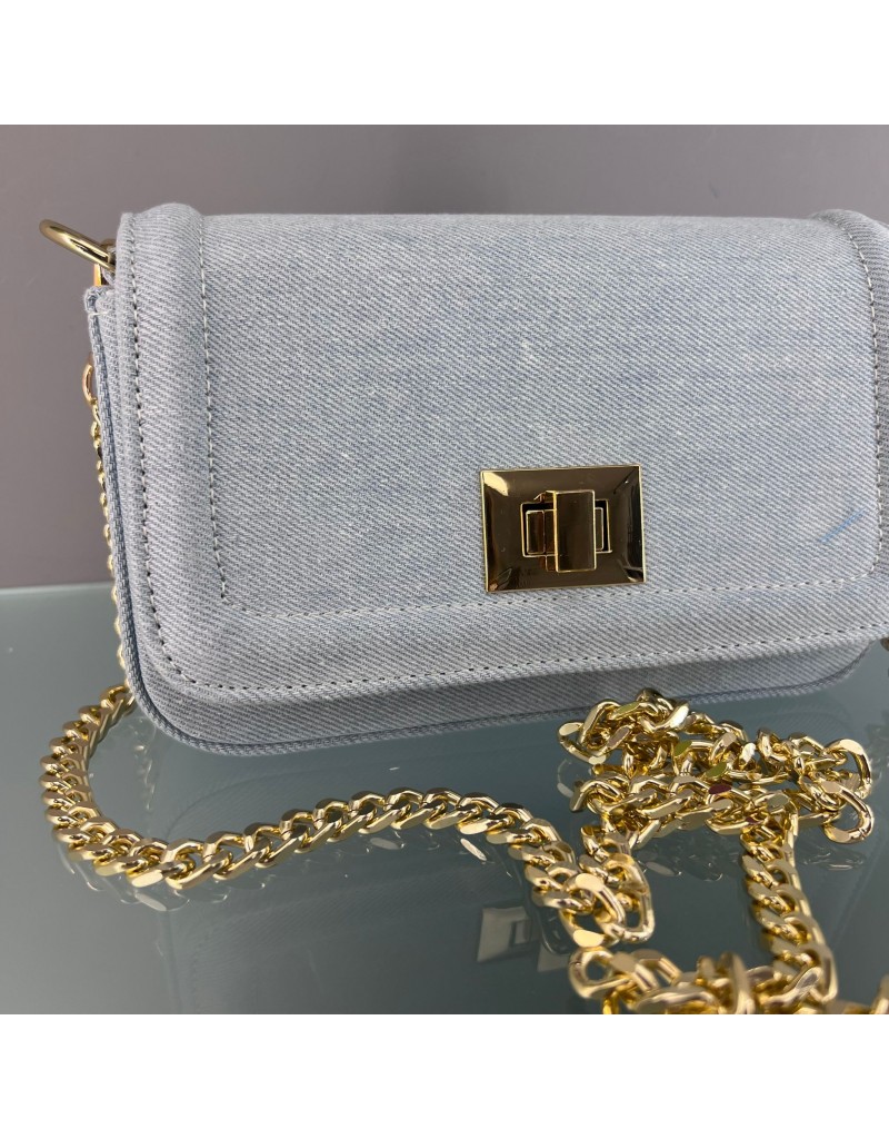 BORSA JEANS RETTANGOLARE CHIARA