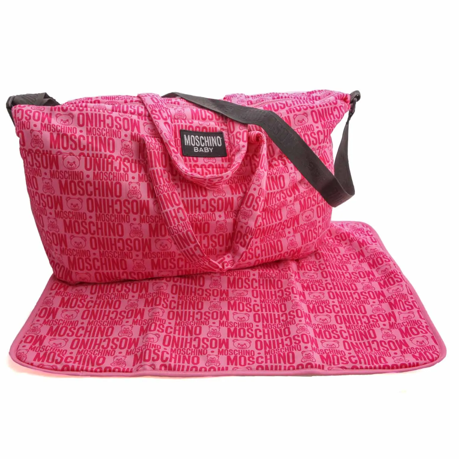 Borsa Mamma Fucsia Con Logo