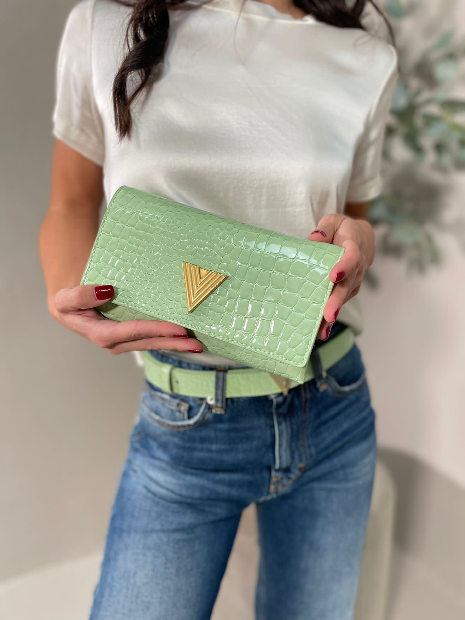 Borsa Shibuya Verde Vicolo