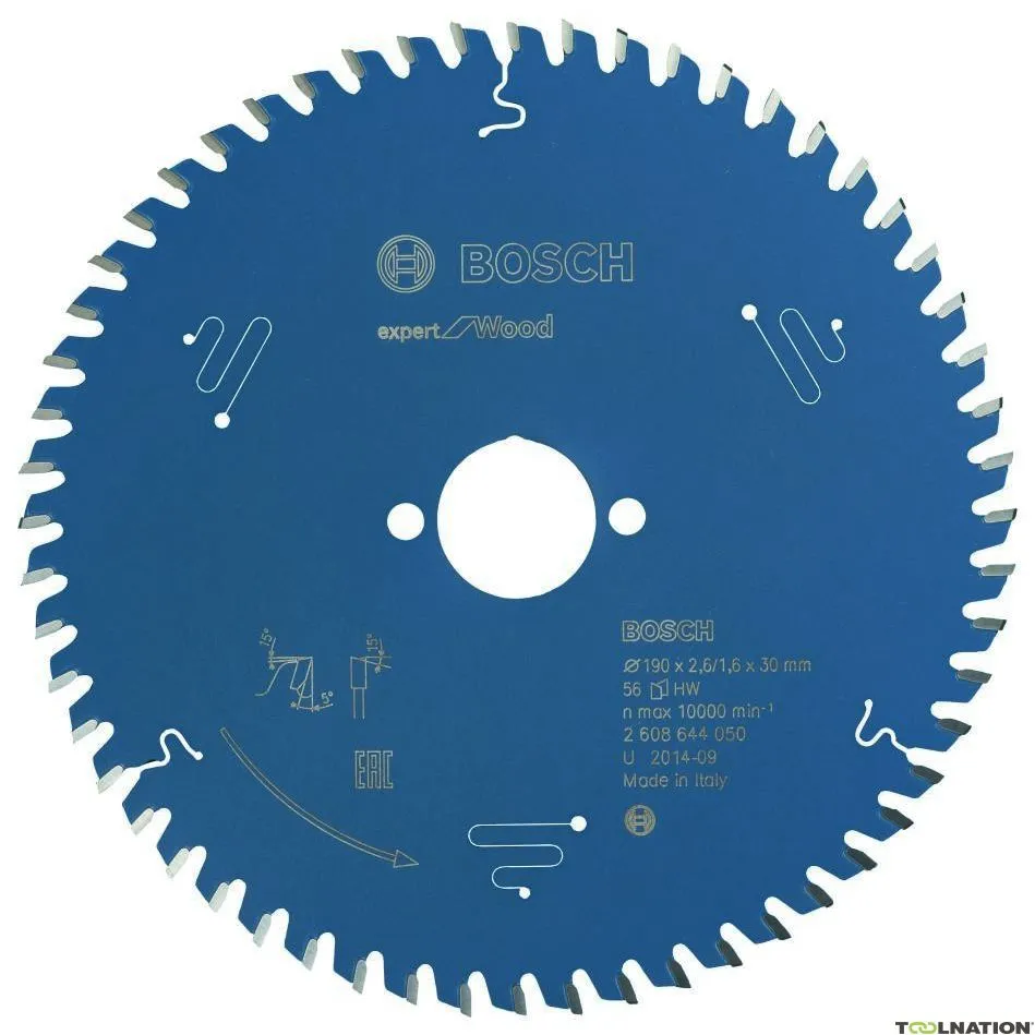 Bosch Professional Accessori 2608644050 Lama circolare in metallo duro Expert per legno 190 x 30 x 56T