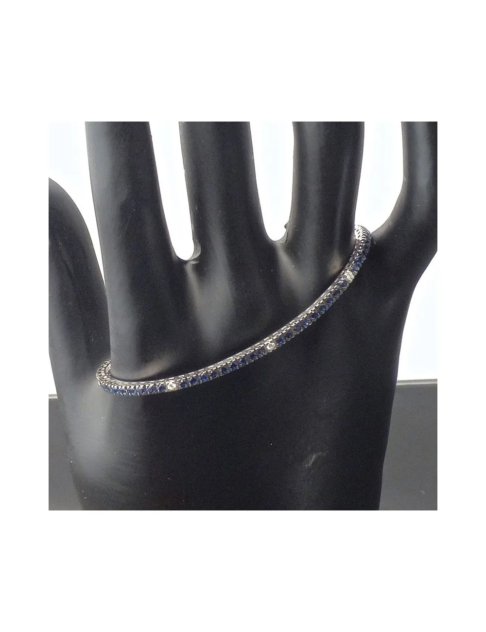Bracciale tennis in Zaffiri e Brillanti