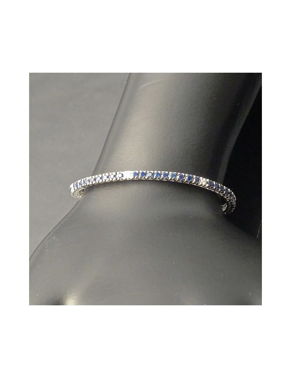 Bracciale tennis in Zaffiri e Brillanti
