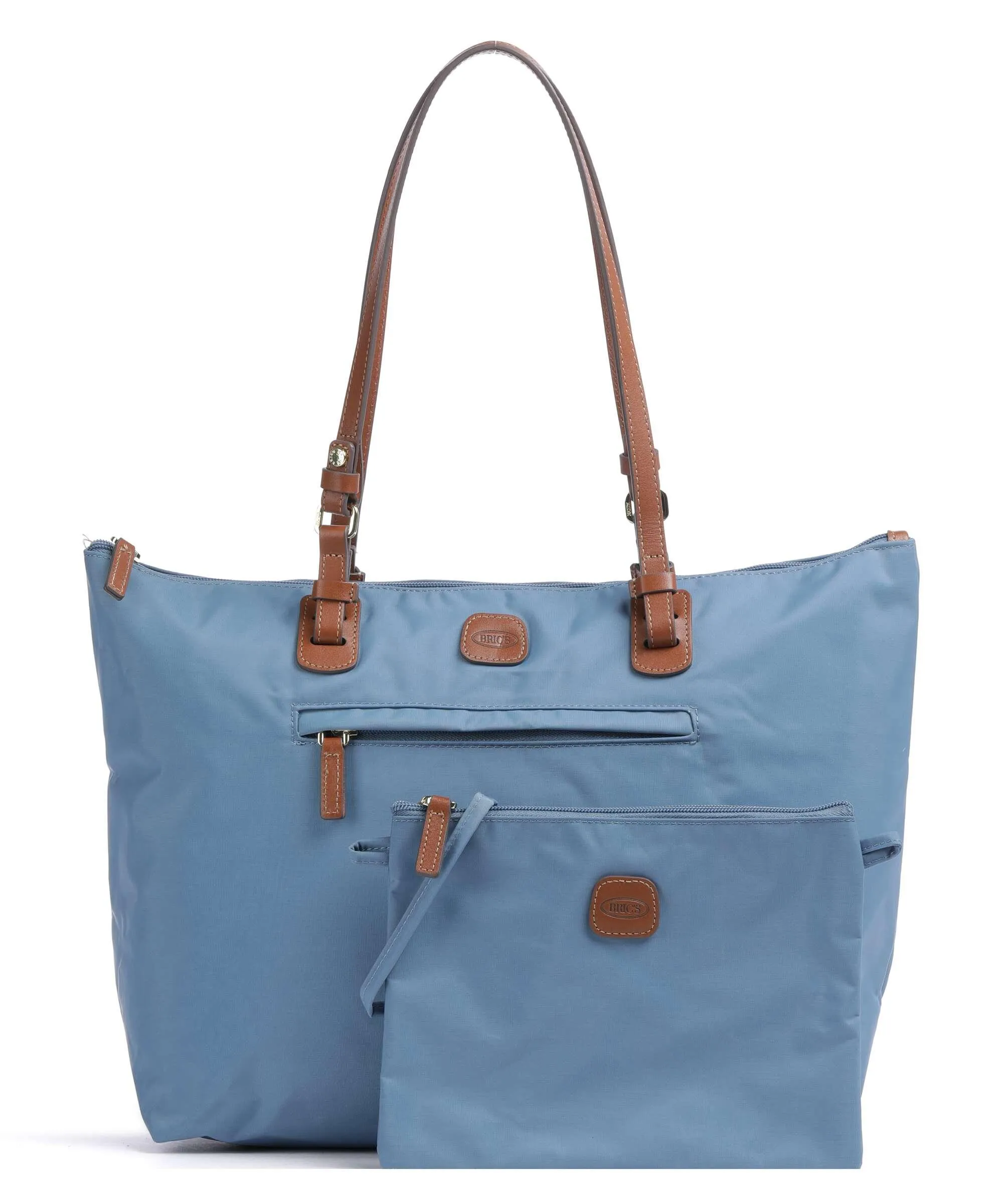  Brics X-Collection Borsa shopper nylon riciclato blu  