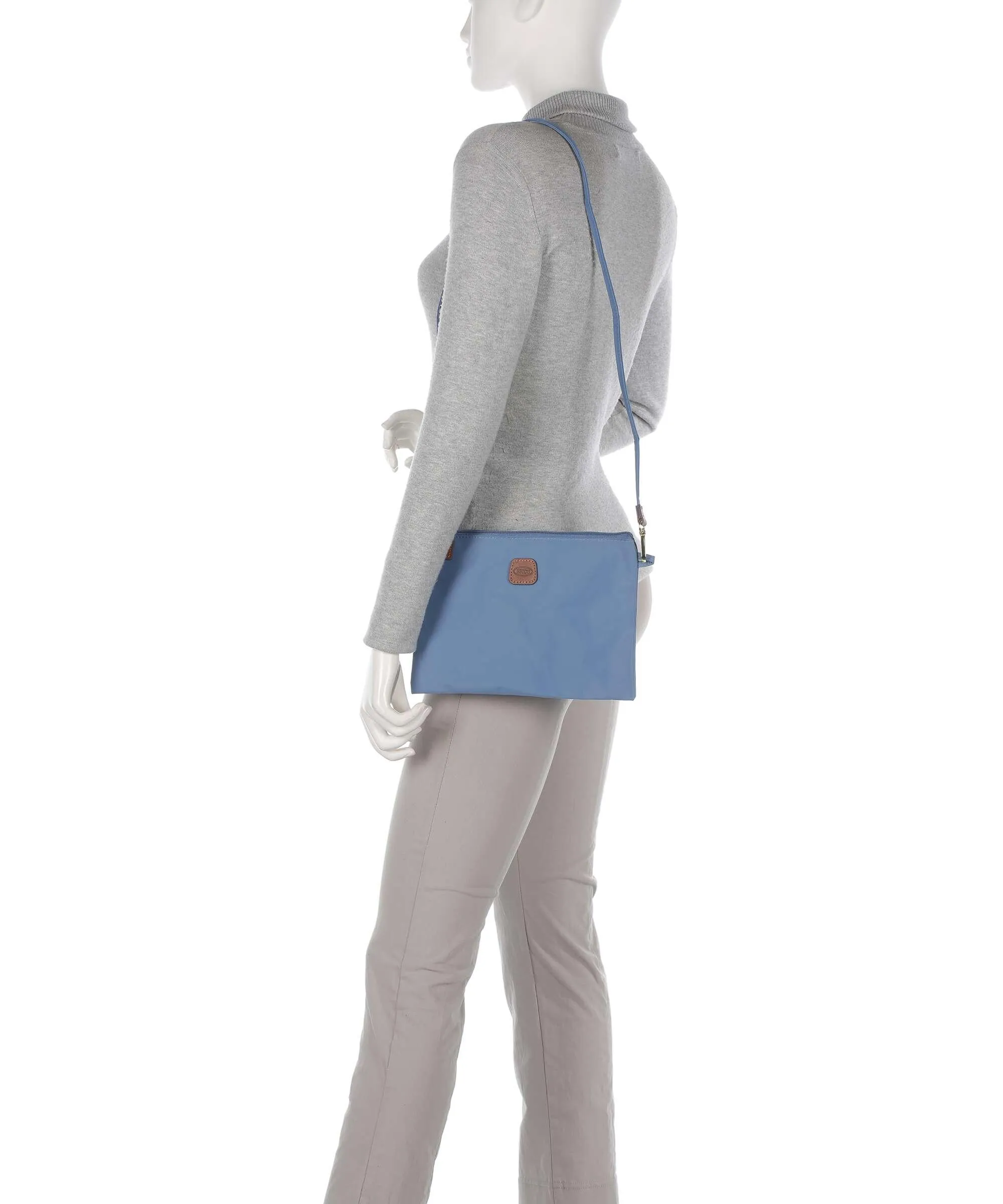  Brics X-Collection Borsa shopper nylon riciclato blu  