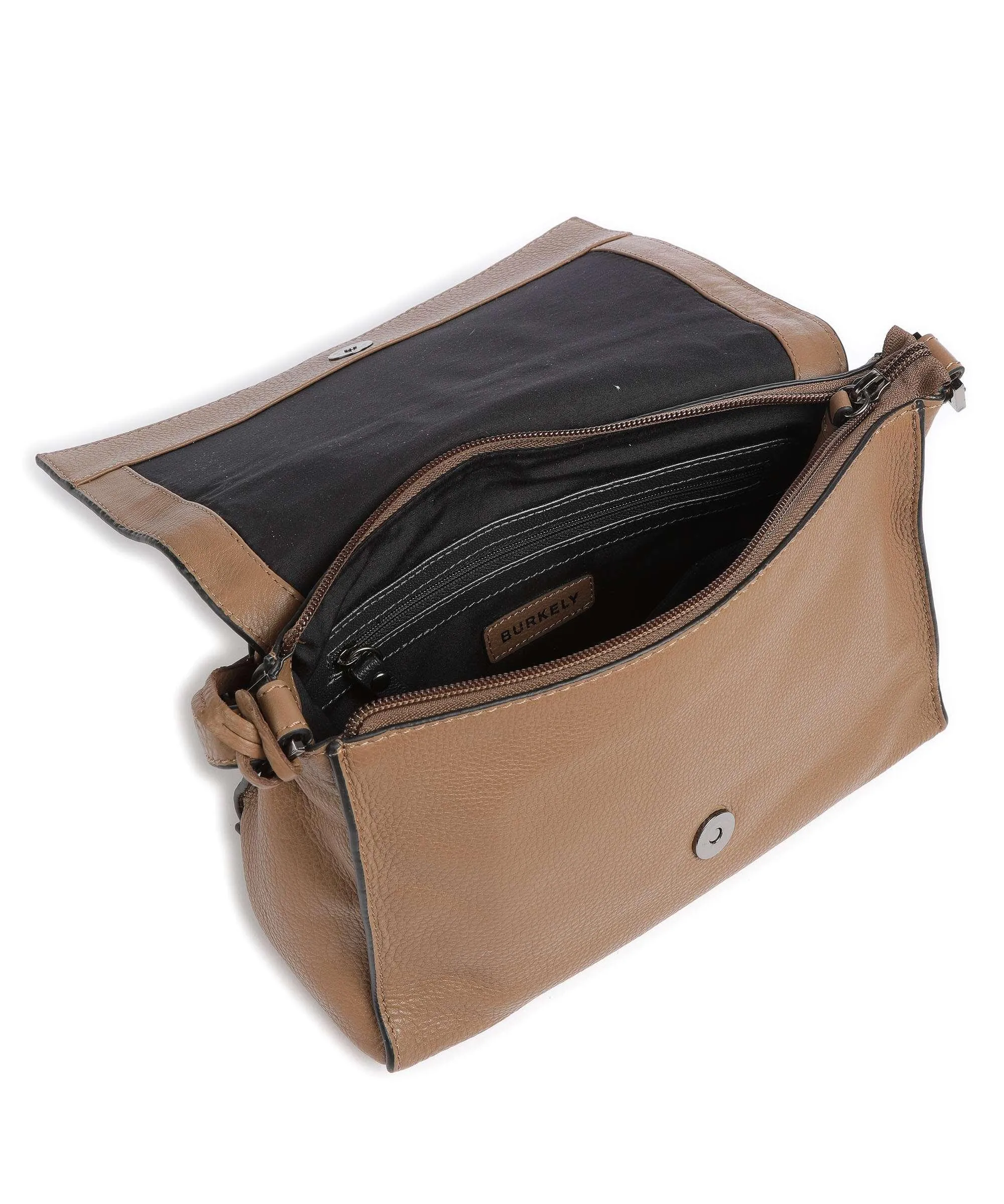  Burkely Mystic Maeve Borsa a tracolla pelle granulata marrone chiaro  