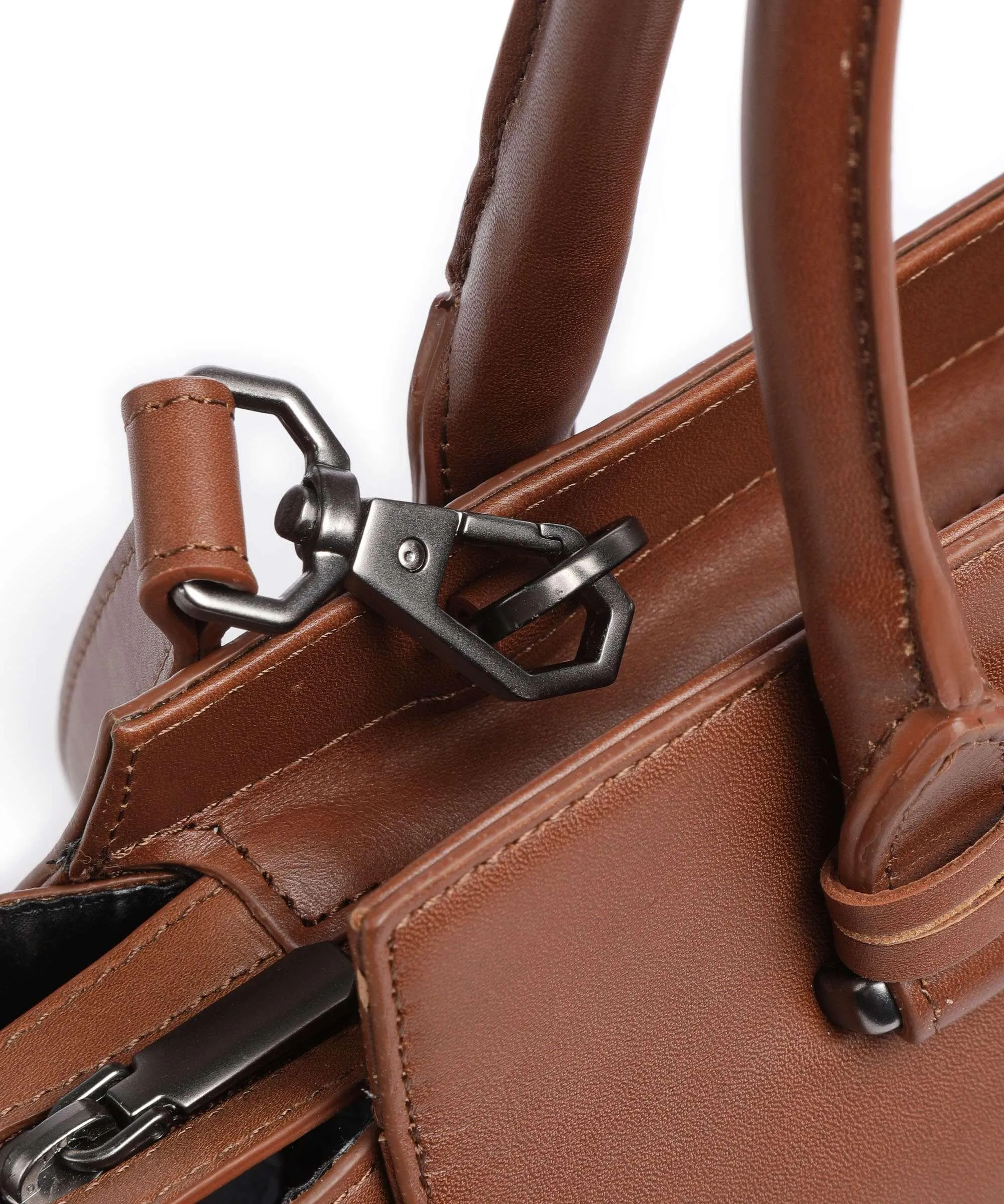  Burkely Nocturnal Nova Borsa a mano pelle a grana fine marrone  