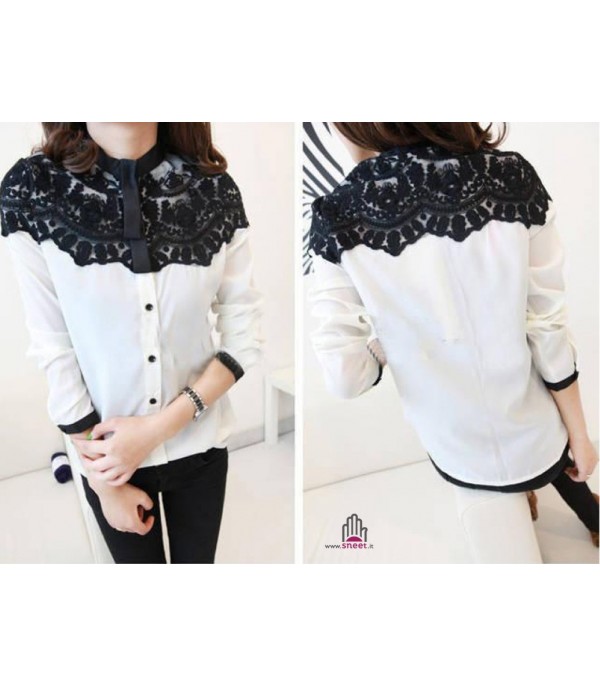 Camicia Bicolor Laced - Dream Shop