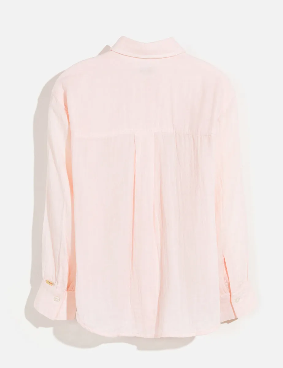 camicia ironie over mussola dusk rosa