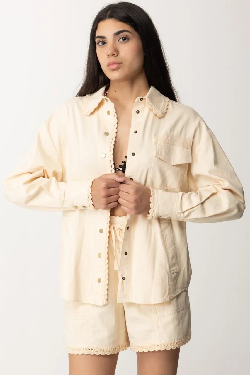 Camicia lunga PARCHMENT