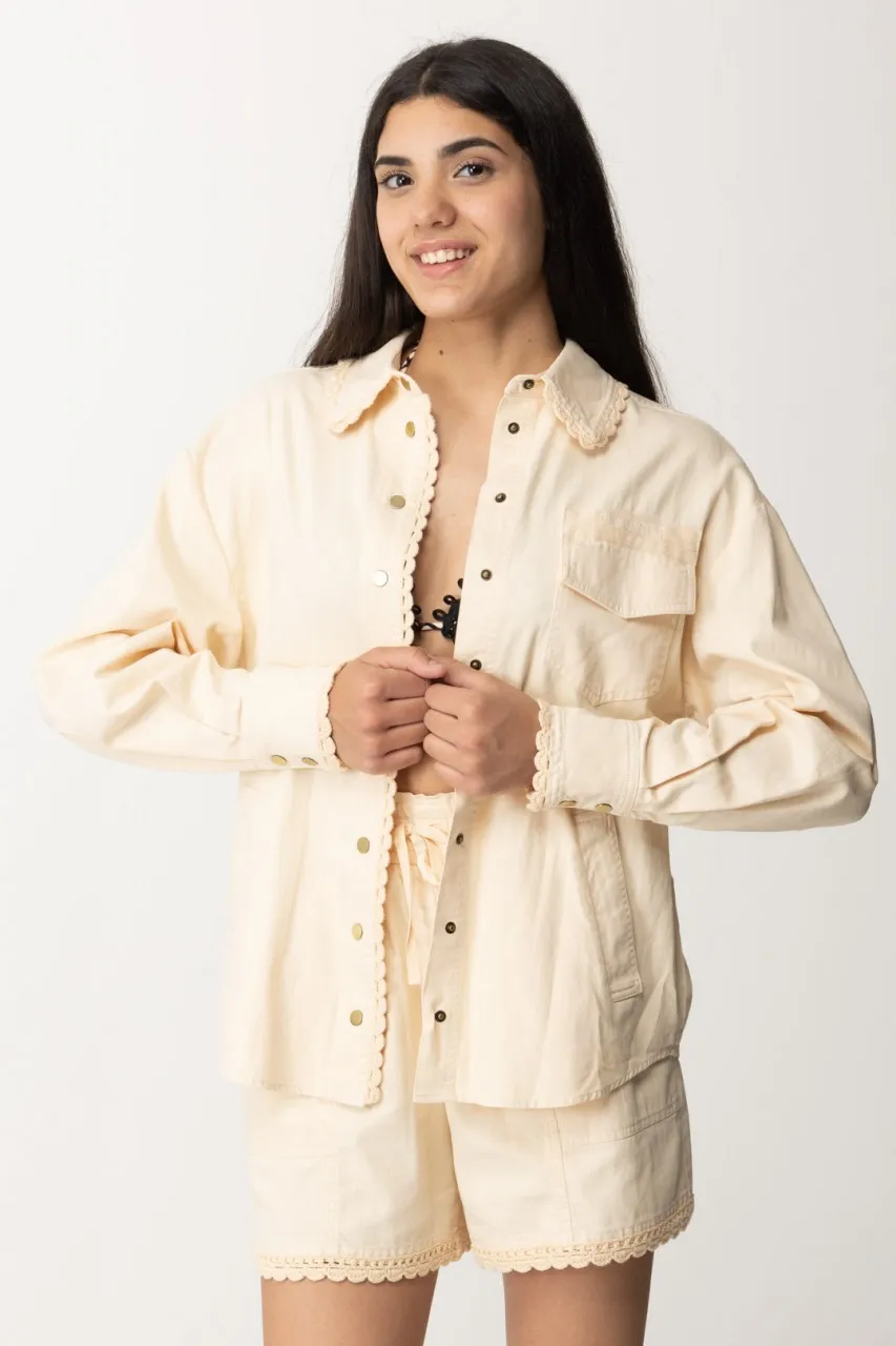 Camicia lunga PARCHMENT