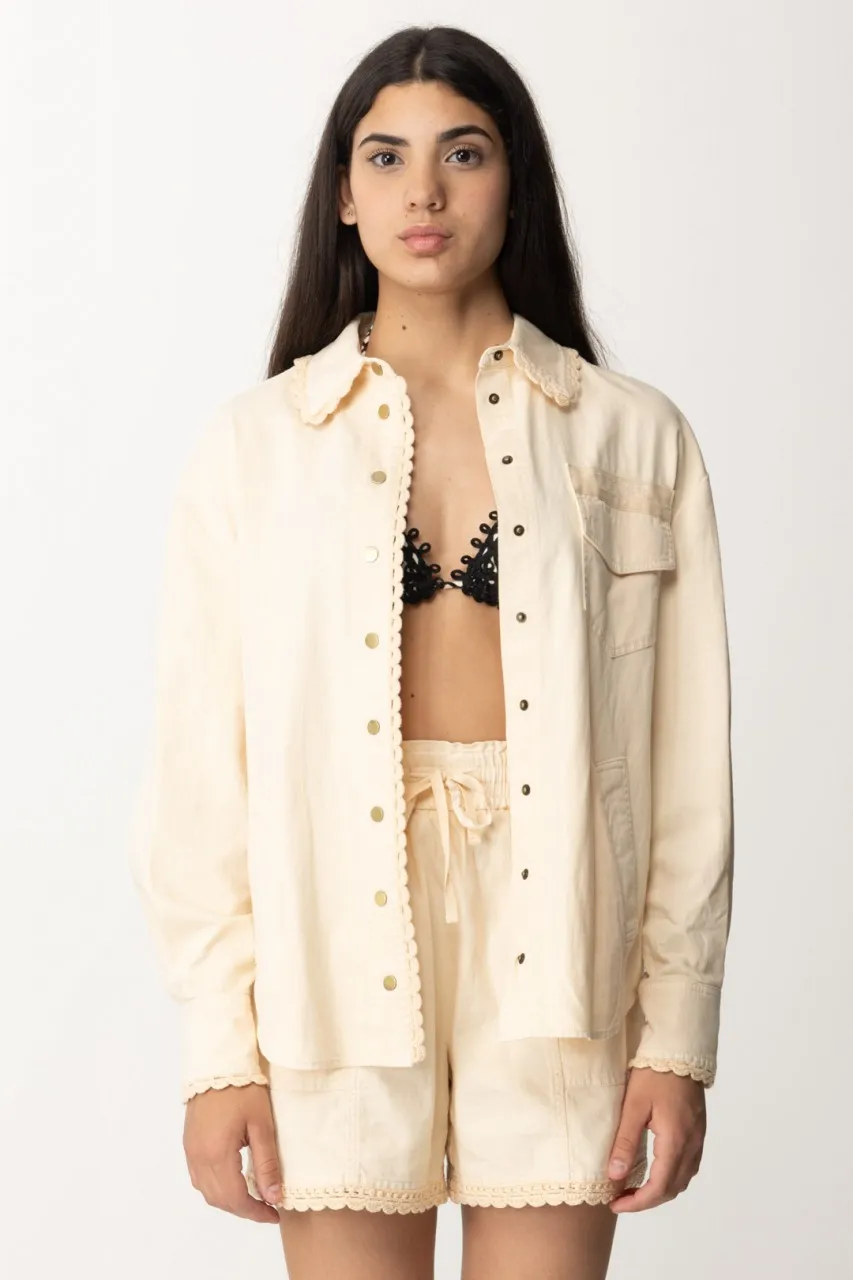 Camicia lunga PARCHMENT