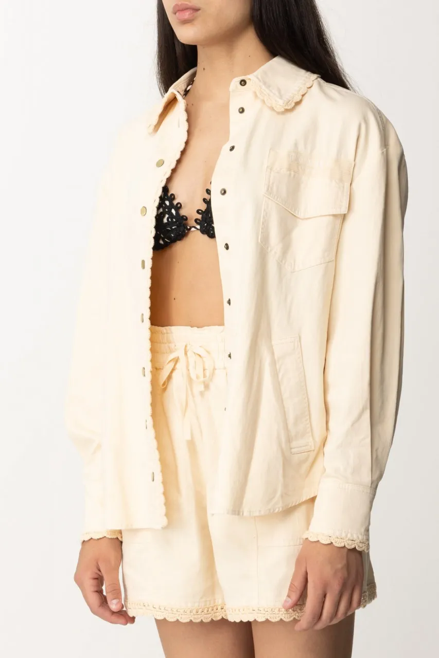 Camicia lunga PARCHMENT