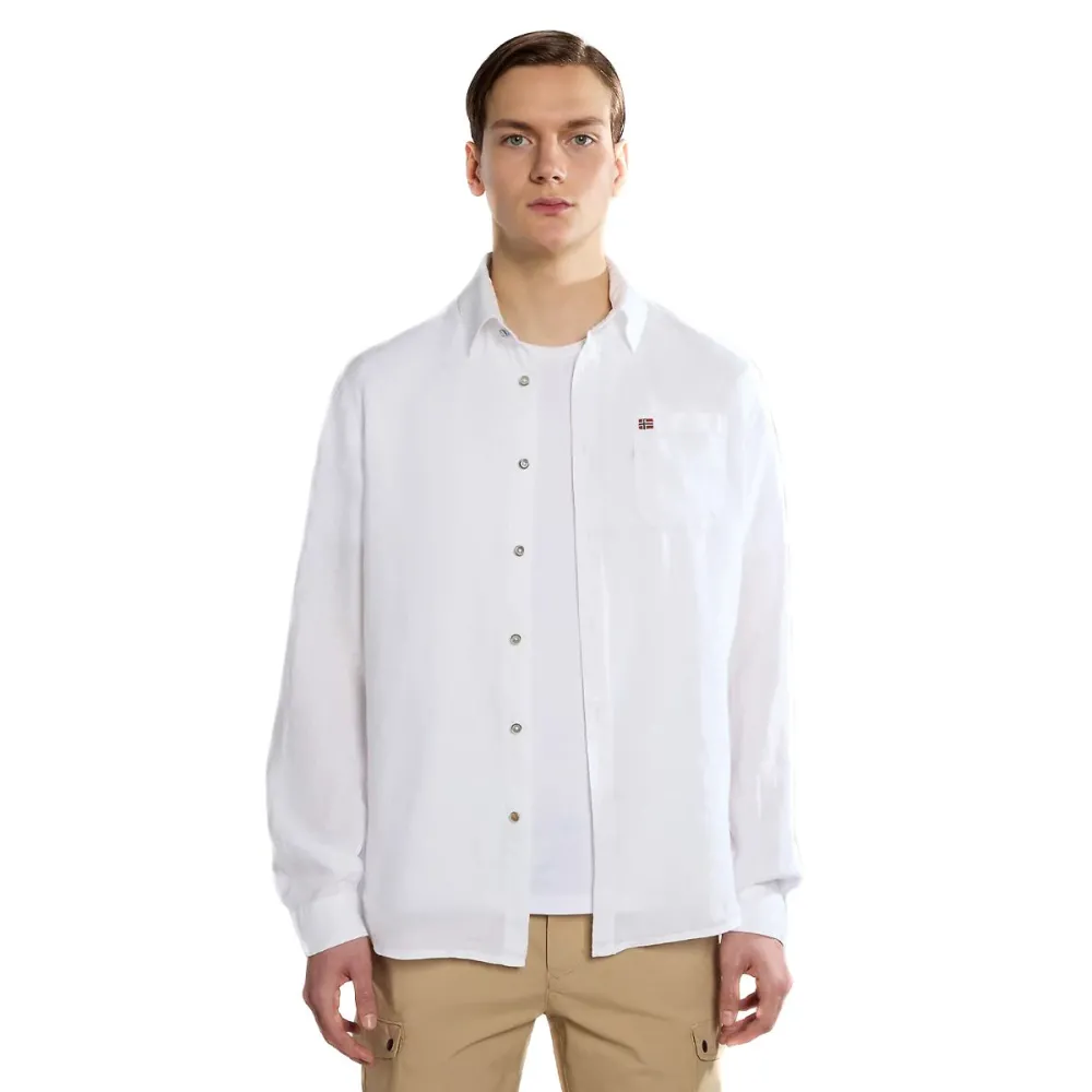 Camicia Napapijri Uomo Linen