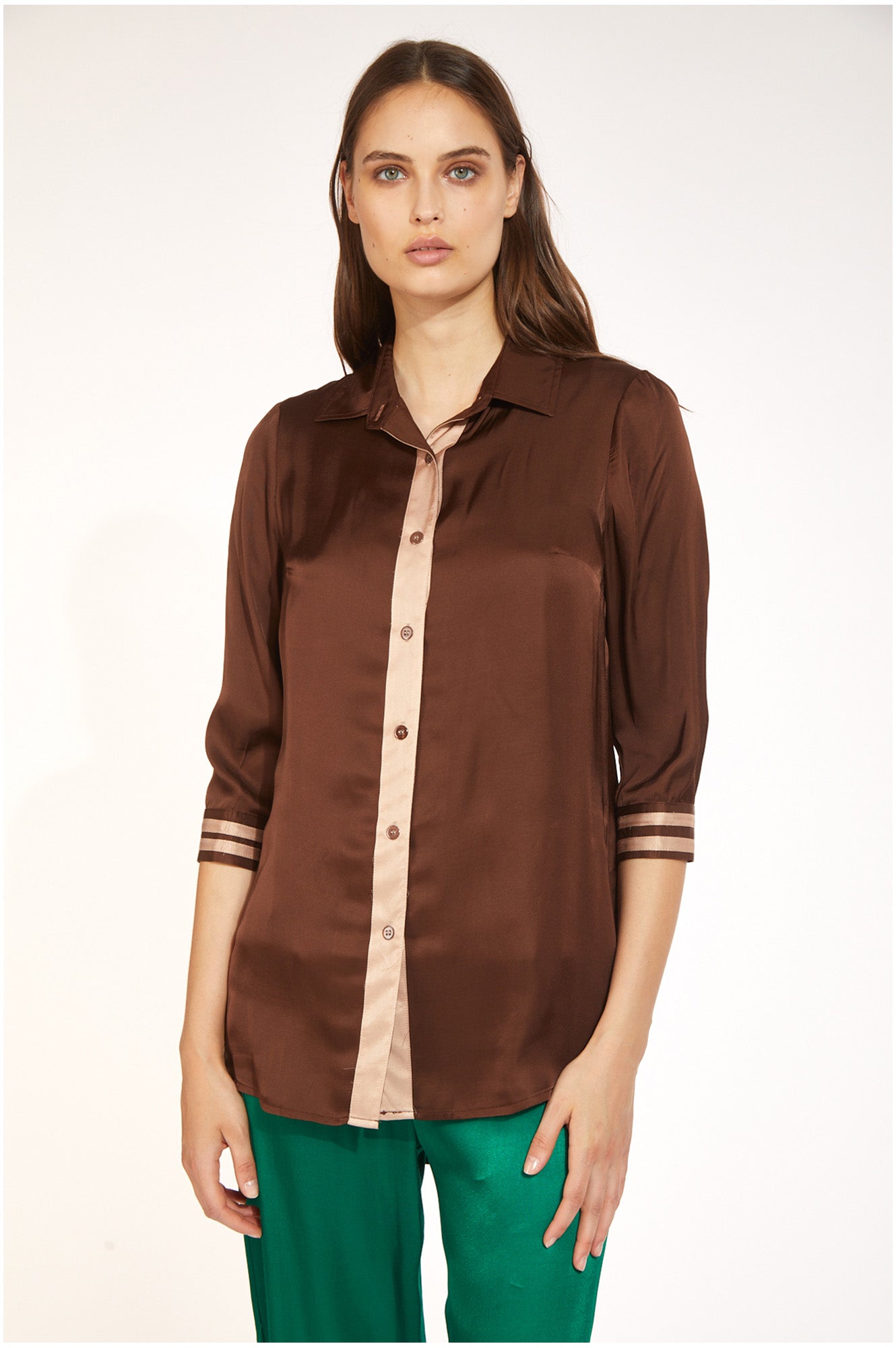 Camicie Donna colore Marrone