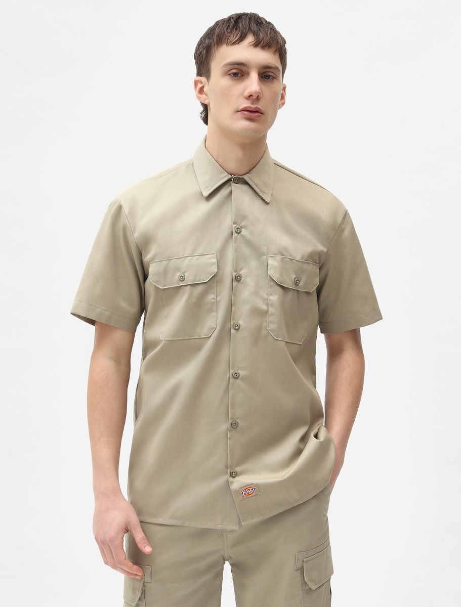 CAMICIE Uomo DICKIES WORK SHIRT DK0A4XK7 KHK KHAKI