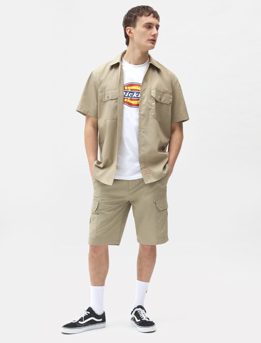 CAMICIE Uomo DICKIES WORK SHIRT DK0A4XK7 KHK KHAKI