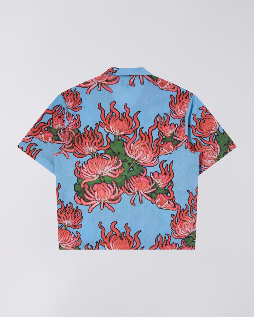 CAMICIE Uomo EDWIN I033392.1GX.67 KIKU 1GX.67 BLUE/RED