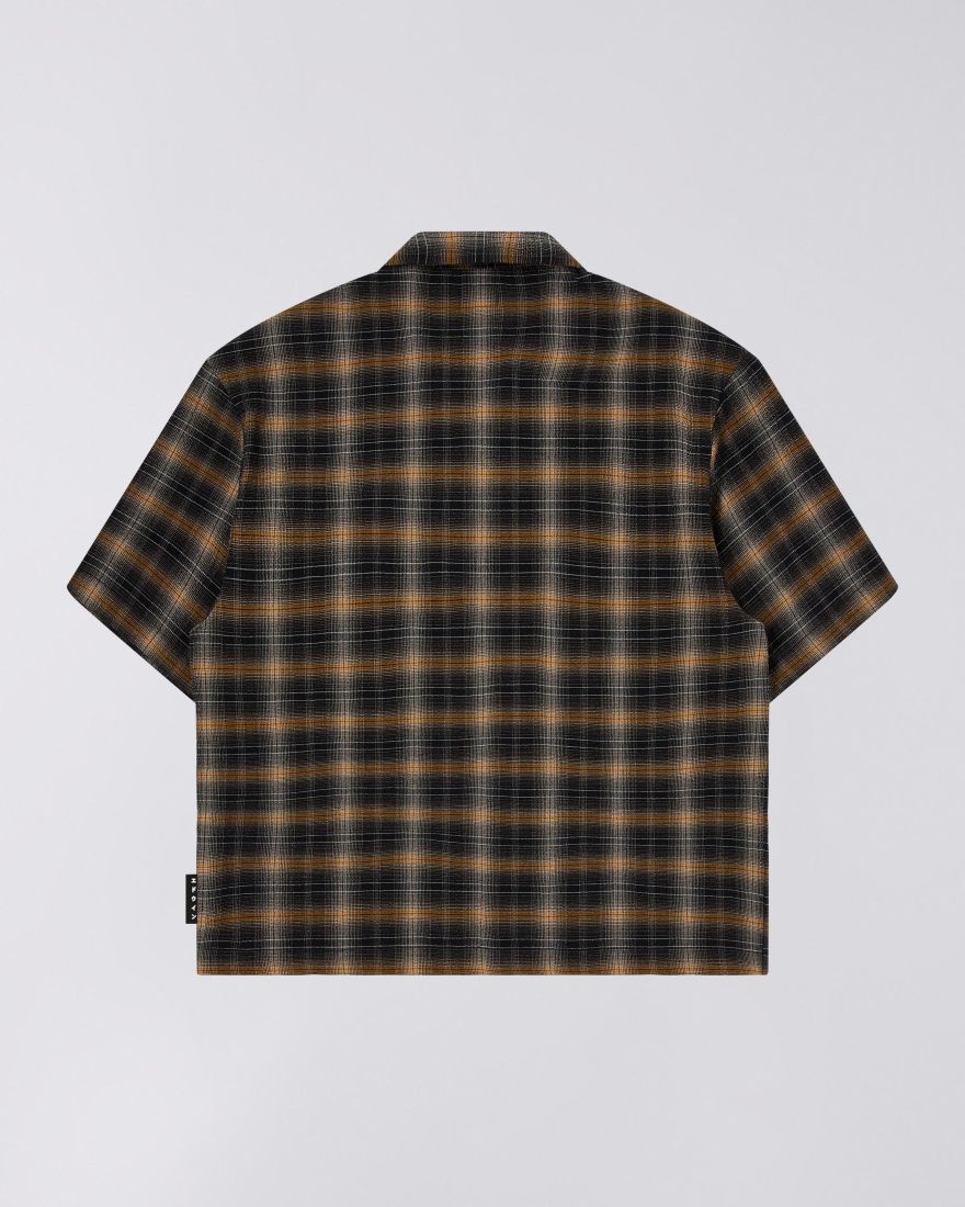 CAMICIE Uomo EDWIN I033451.1XB.67. SAGA 1XB.67 BLACK/YELLOW