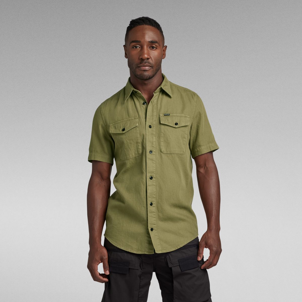 CAMICIE Uomo G-STAR D19751 7647 - MARINE D855 SMOKE OLIVE