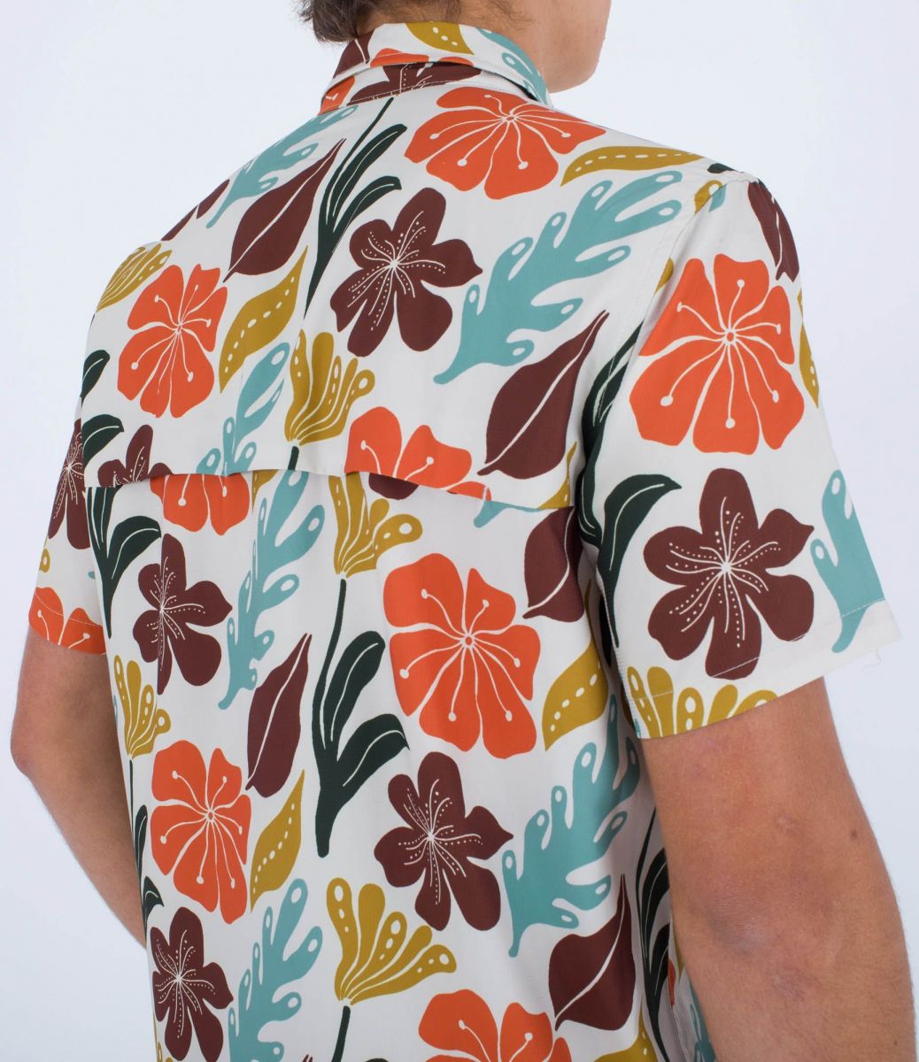 CAMICIE Uomo HURLEY MVS005580 H2O DRI RINCON SIERRA H073 BONE