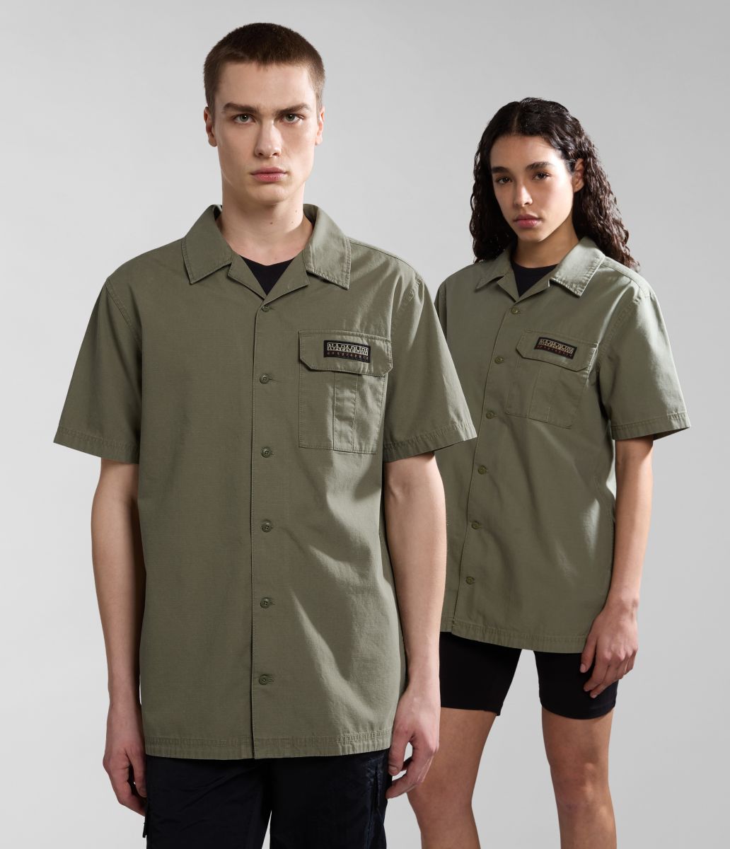 CAMICIE Uomo NAPAPIJRI G-BOYD NP0A4HQ4 GAE GREEN LICHEN