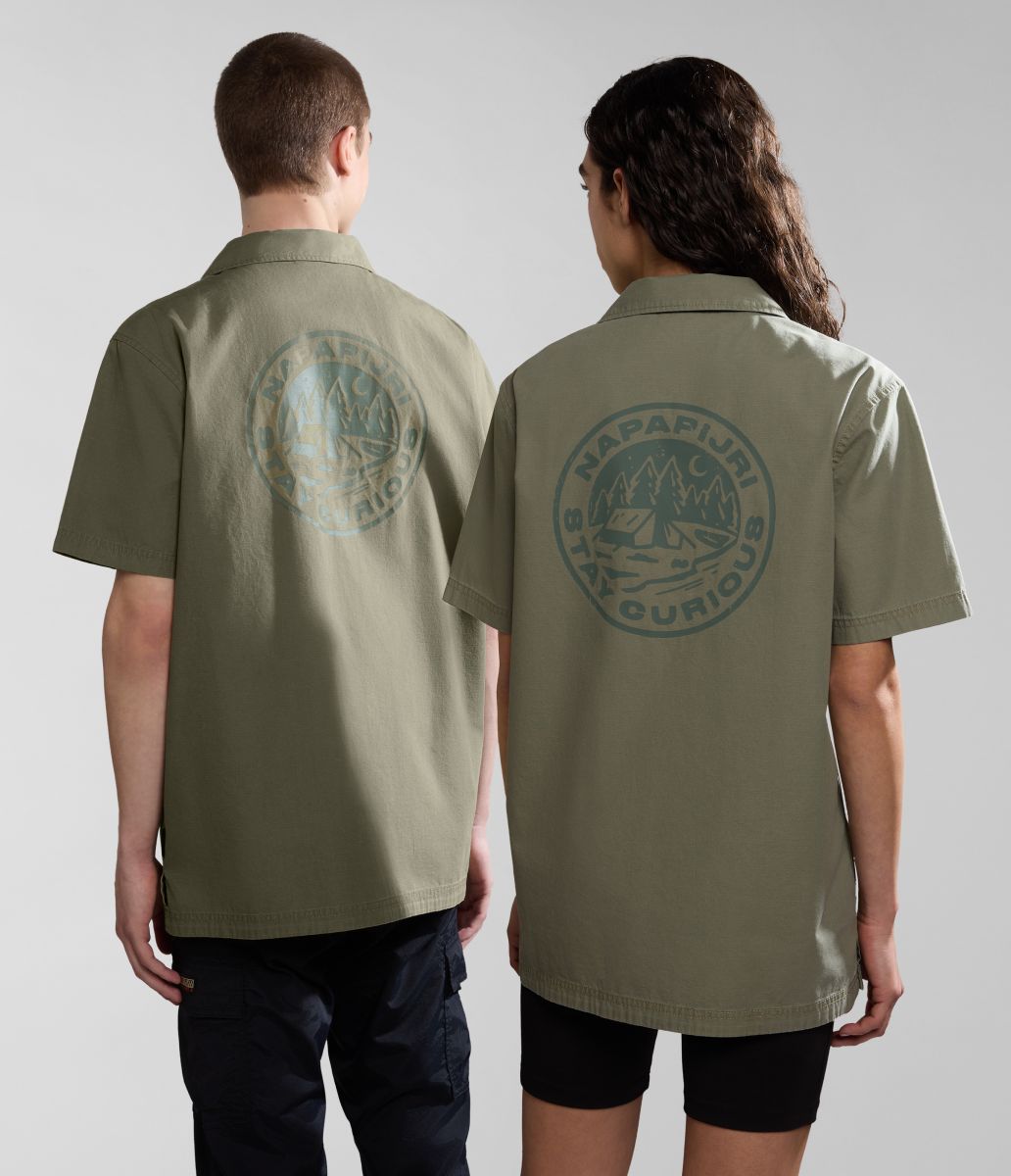 CAMICIE Uomo NAPAPIJRI G-BOYD NP0A4HQ4 GAE GREEN LICHEN