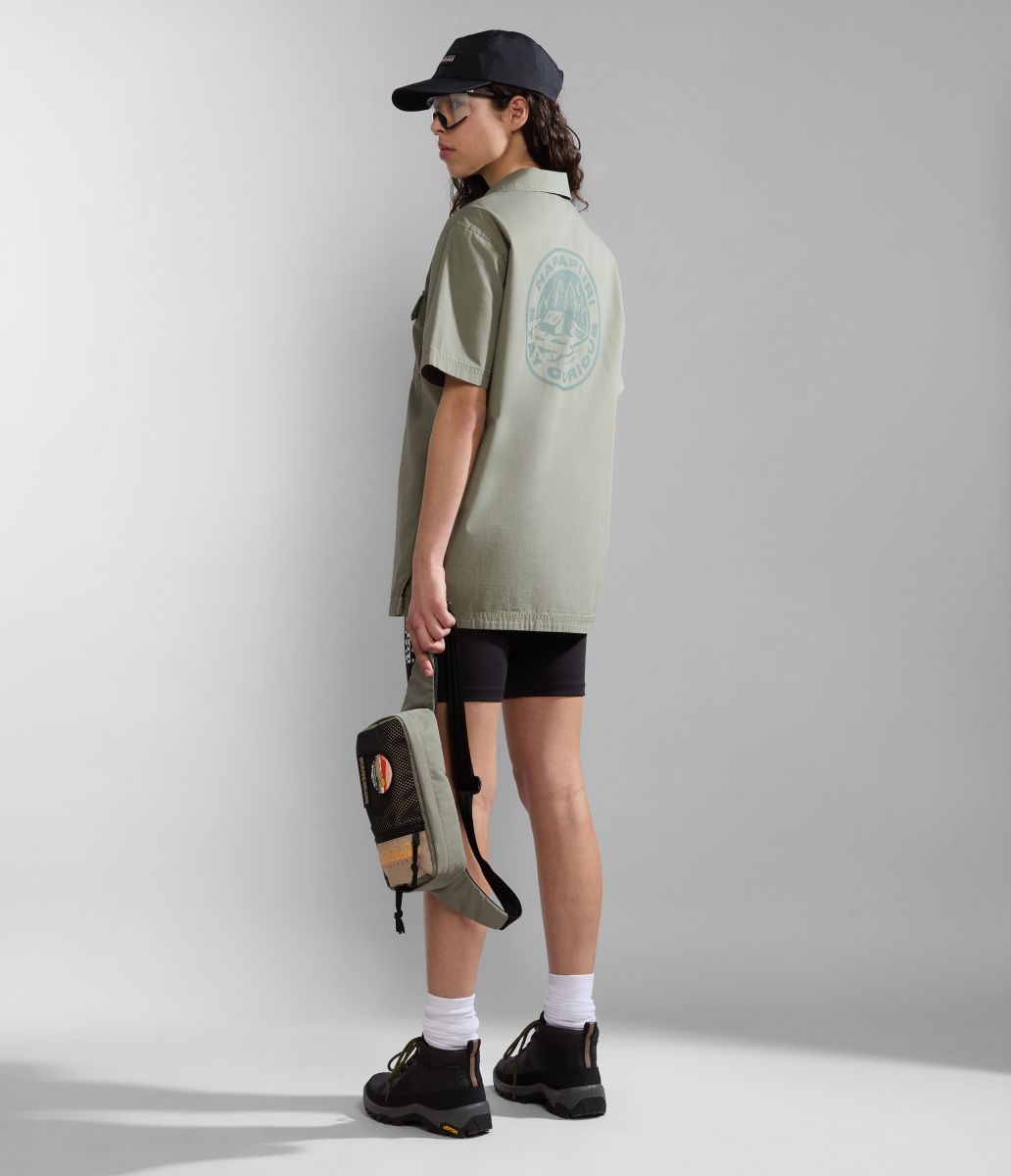 CAMICIE Uomo NAPAPIJRI G-BOYD NP0A4HQ4 GAE GREEN LICHEN