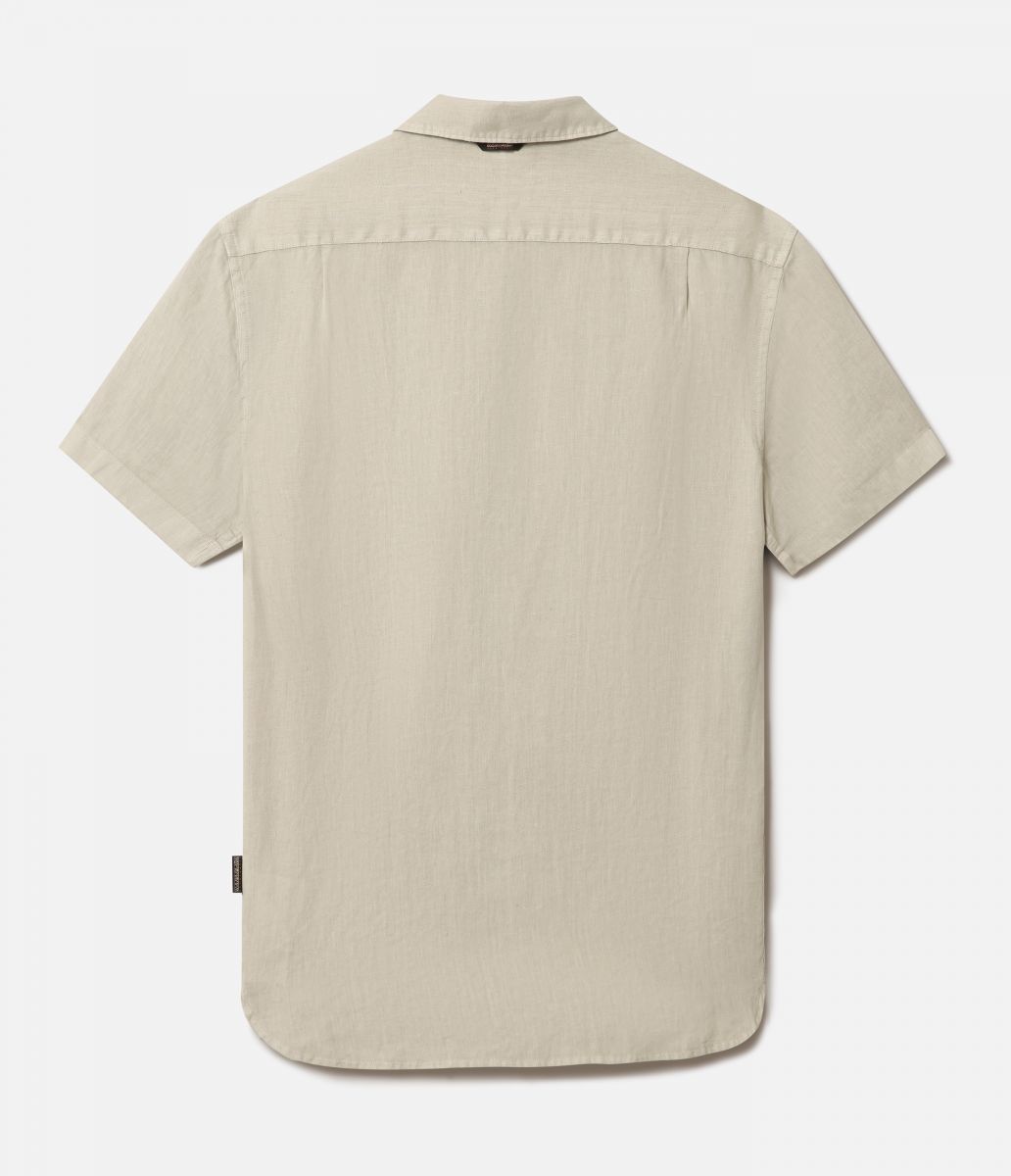 CAMICIE Uomo NAPAPIJRI G-CRETON SS - MP0A4G31 GI8 GREEN EUCALYPT
