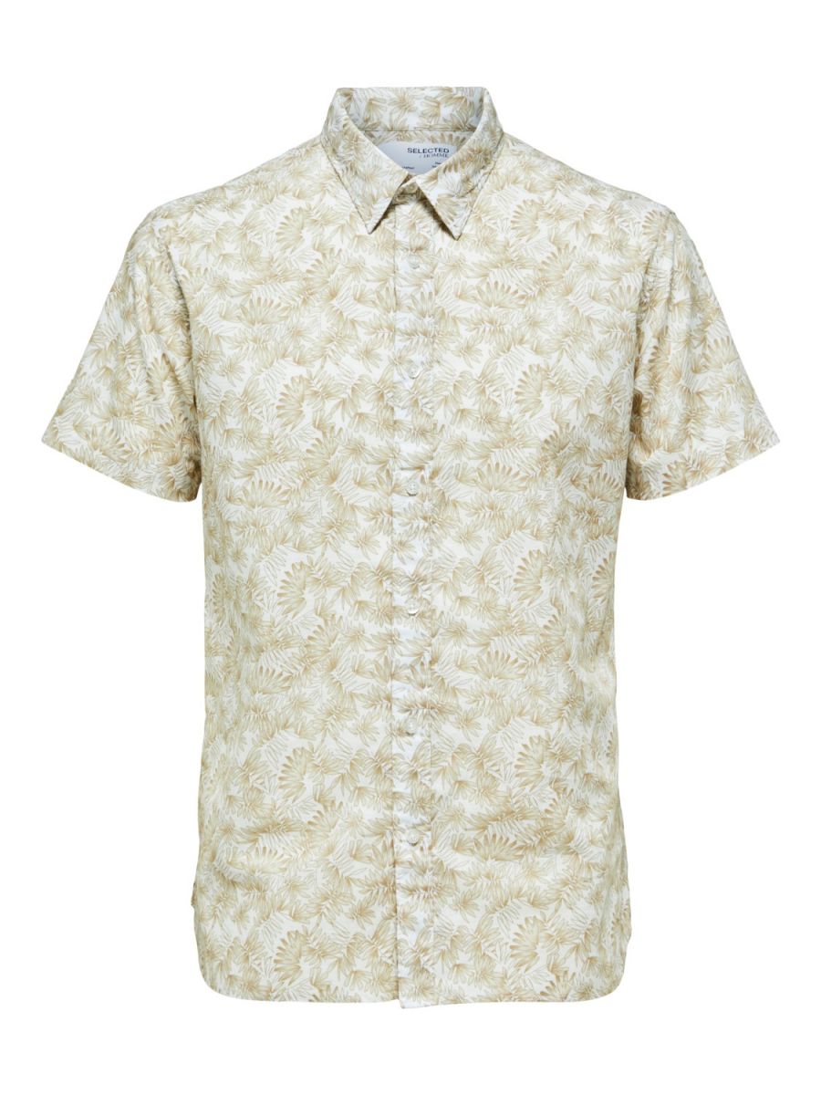 CAMICIE Uomo SELECTED 16084664 REGPERL OATMEAL