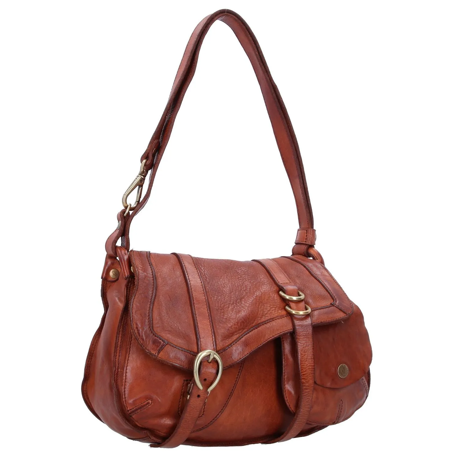 Campomaggi Borsa a tracolla in pelle 24 cm