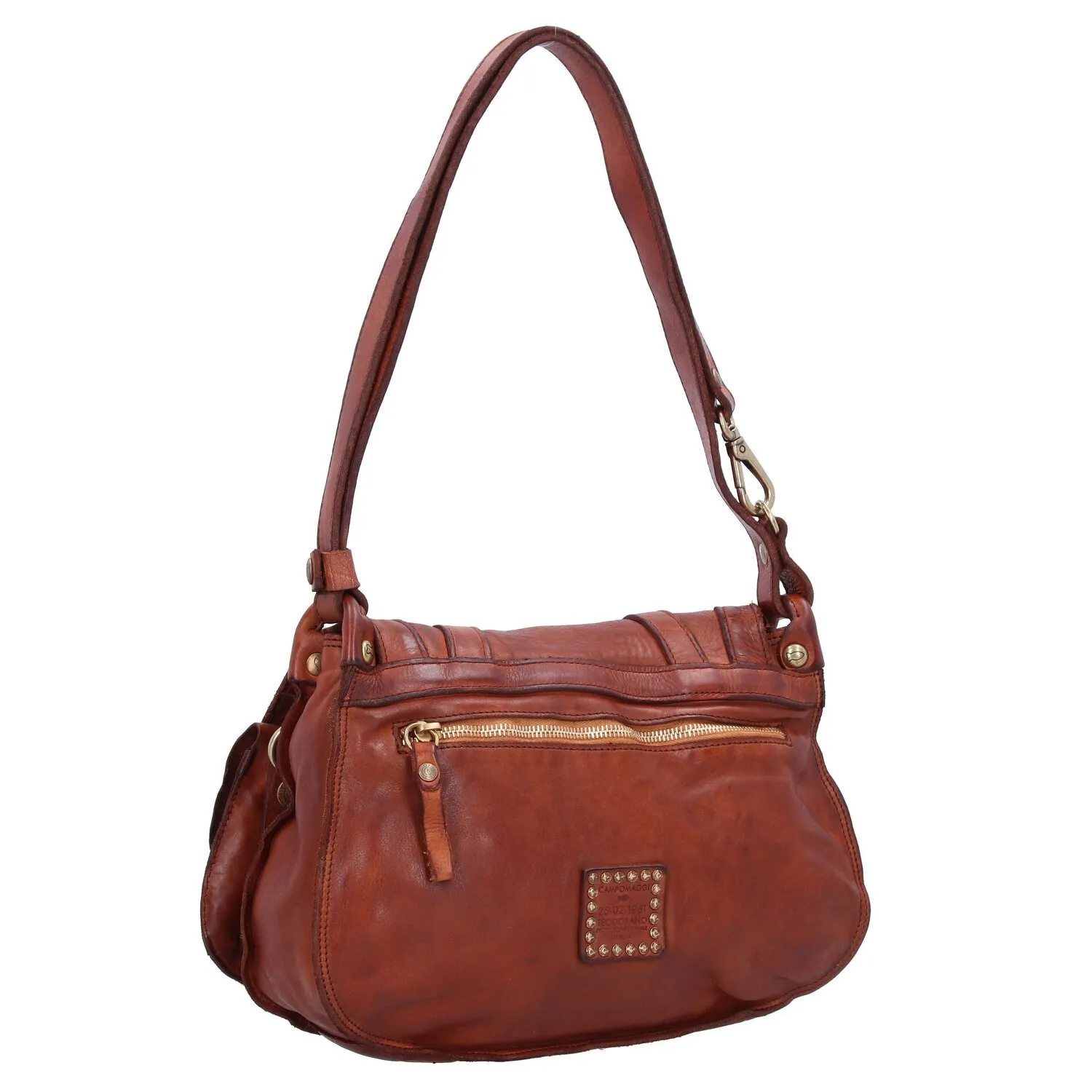 Campomaggi Borsa a tracolla in pelle 24 cm